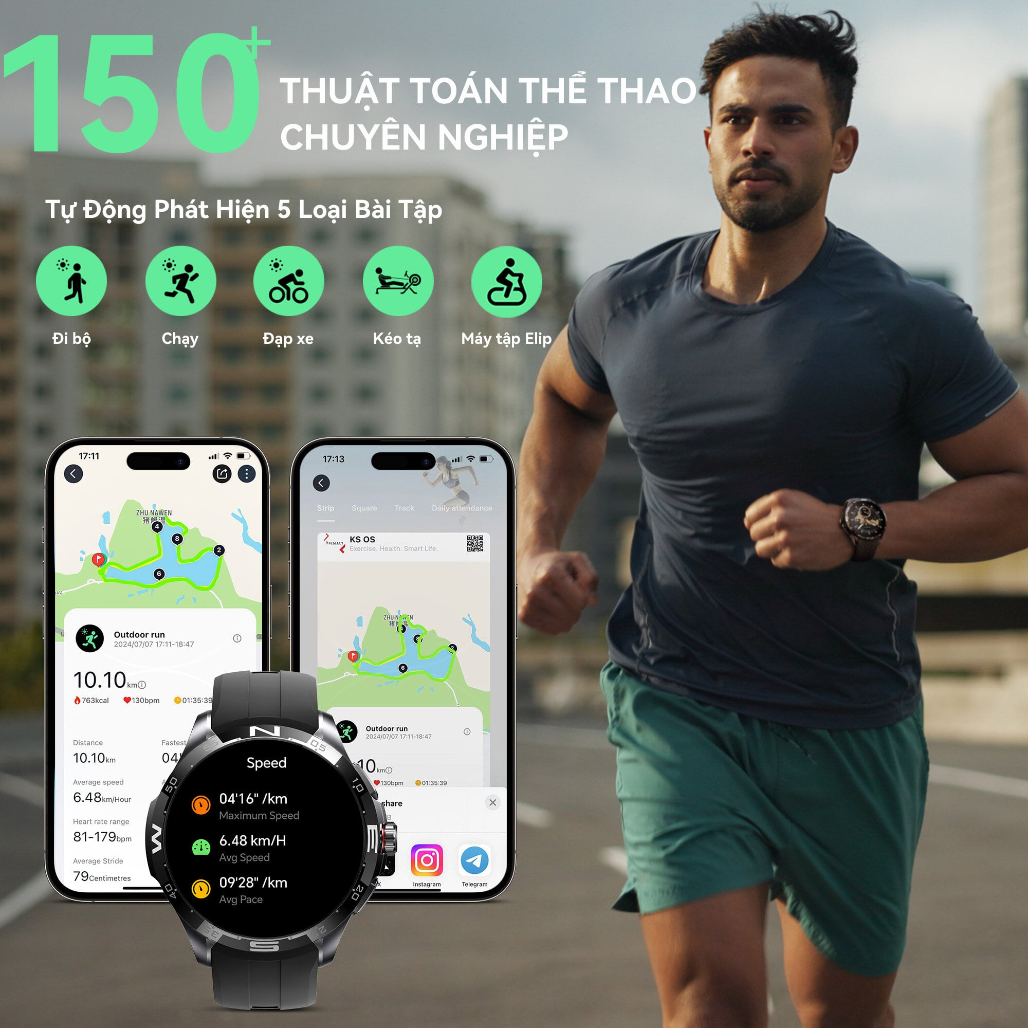 Mô tả Đồng hồ thông minh Kieslect Actor | Màn hình LTPO 1.58" 1000nit - Trợ lý giọng nói AI | Nghe gọi phát nhạc | BH 12 tháng - 5