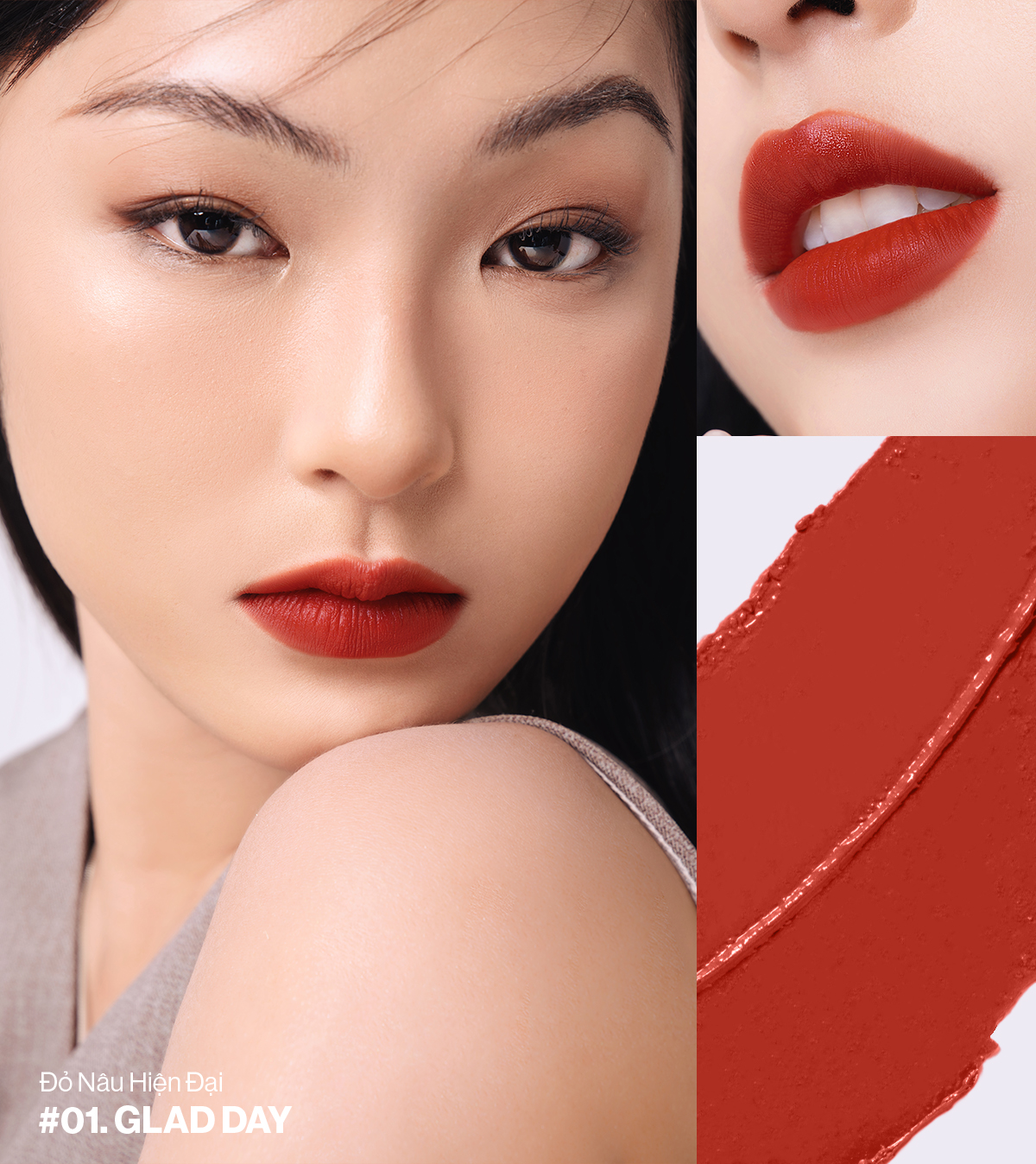 Mô tả Son kem lì Glamrr Q Long Wear Lip Cream Full Size (5g) - 4