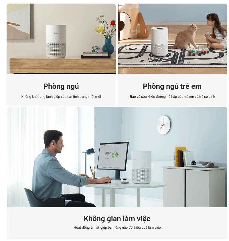 Máy lọc không khí Xiaomi Smart Air Purifier 4 Compact - Hình ảnh 5