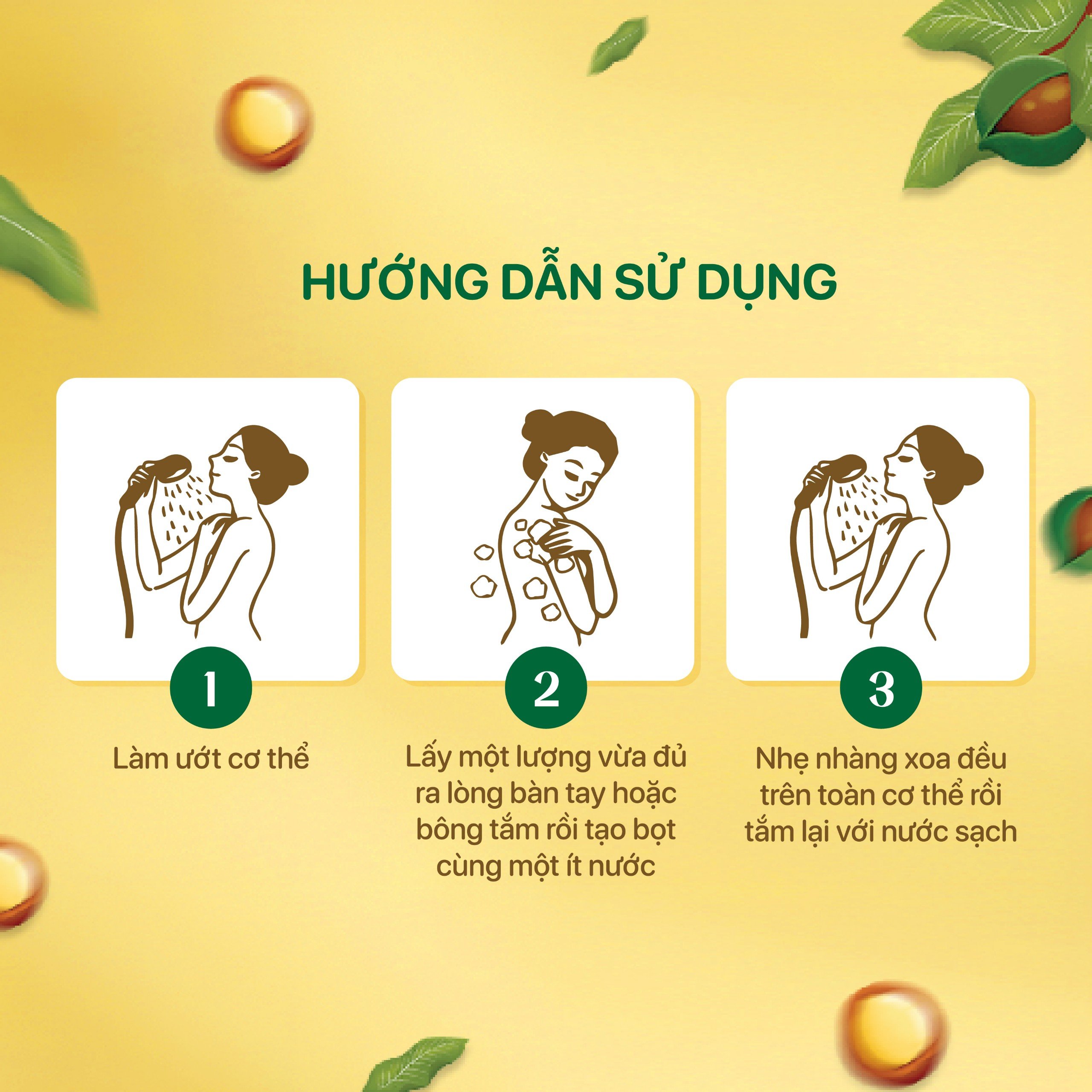 Mô tả Sữa Tắm Dưỡng Ẩm Mắc Ca MACALAND 250ml/500ml Không Sulfate, Cấp Ẩm, Dưỡng Da Sáng Mịn - 2