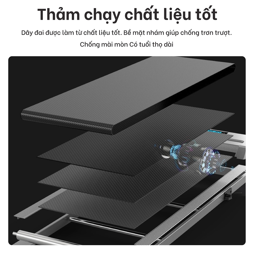 Mô tả BG - (Có Điều Khiển Remote) Máy chạy bộ trong nhà máy đi bộ băng chạy chống rung EVA - 7