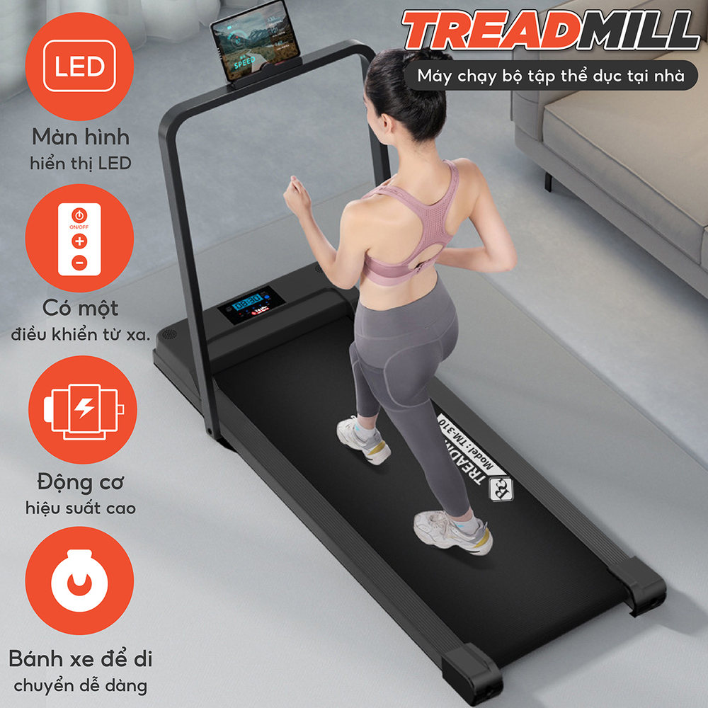 Mô tả BG - (Có Điều Khiển Remote) Máy chạy bộ trong nhà máy đi bộ băng chạy chống rung EVA - 1