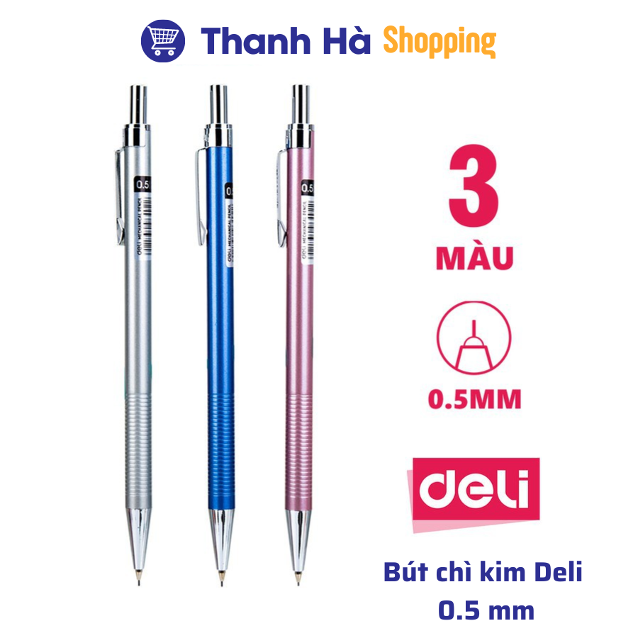 Mô tả Bút chì 2B, HB có tẩy, không tẩy, chì kim Thiên Long, Deli, Baoke - 4