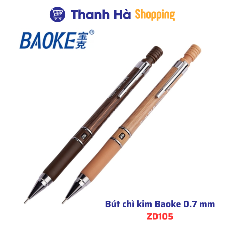Mô tả Bút chì 2B, HB có tẩy, không tẩy, chì kim Thiên Long, Deli, Baoke - 5
