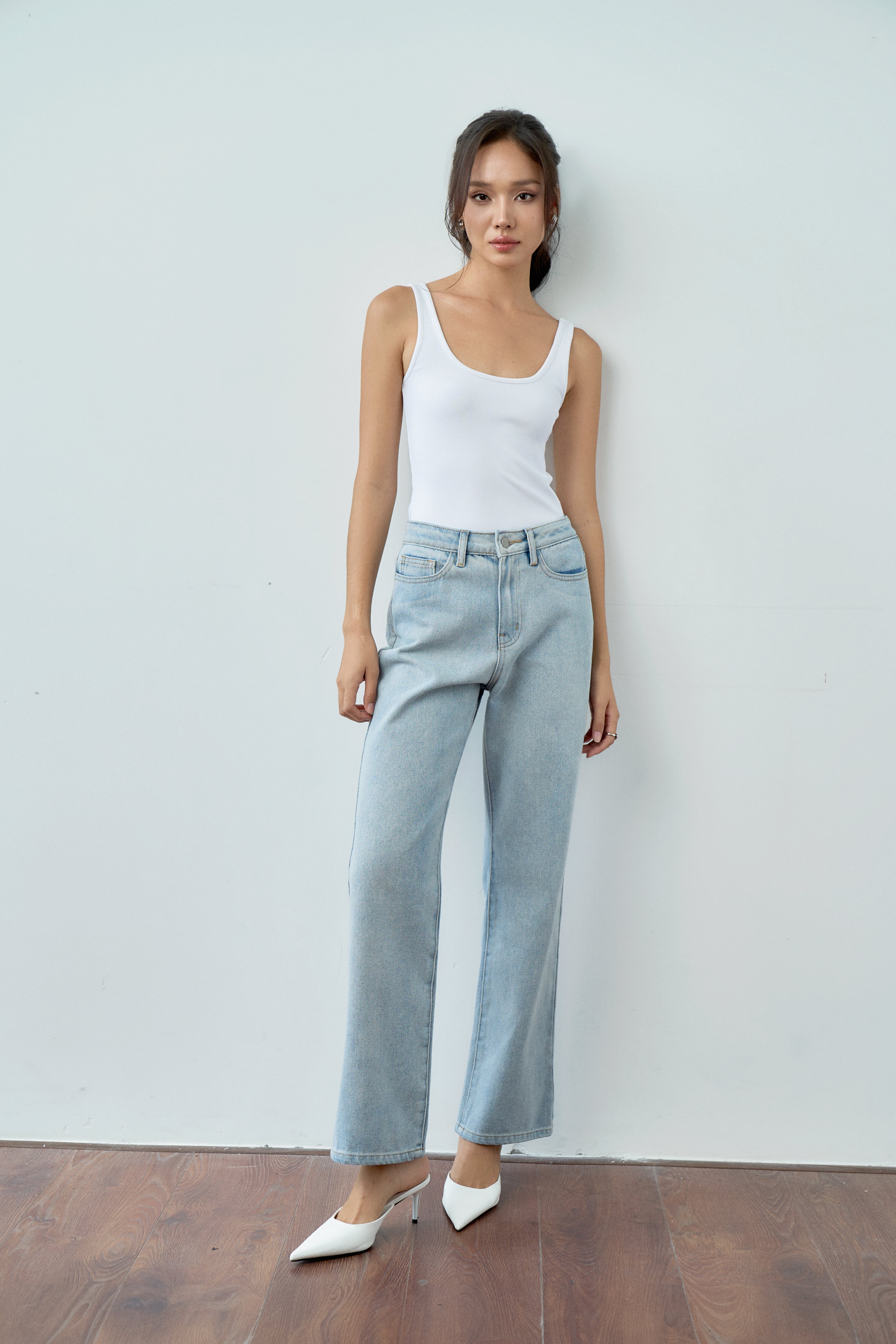 Áo ba lỗ GILLEE màu xanh mint