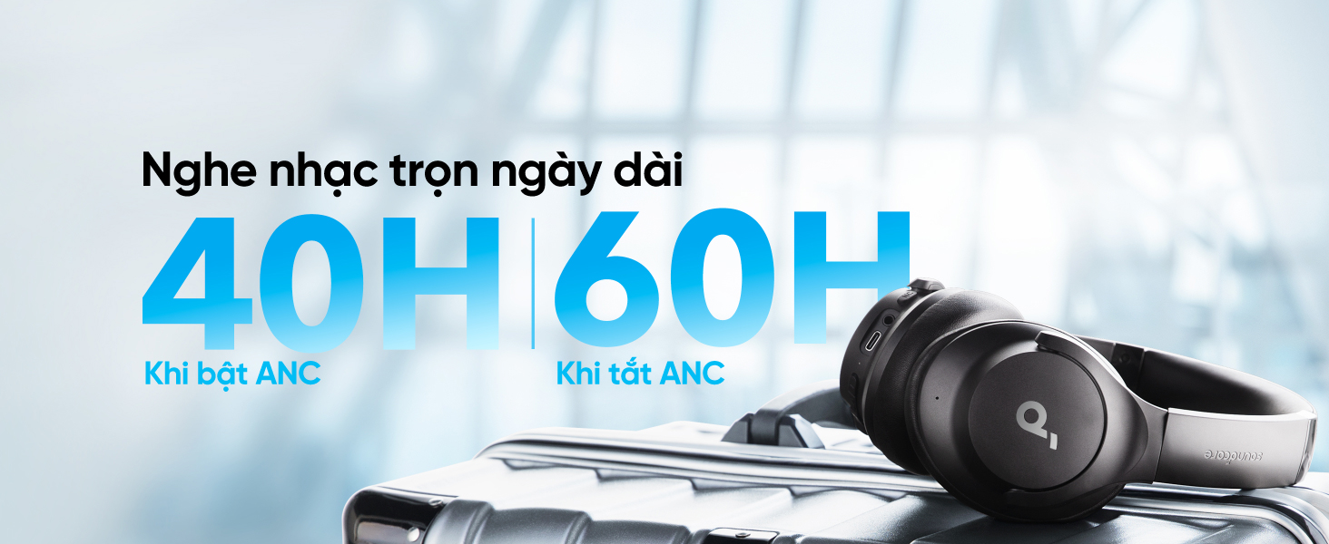 Mô tả Tai nghe không dây chụp tai soundcore Q20i | Âm thanh Hi-res | Giảm ồn 90% | 60 giờ phát nhạc - 7