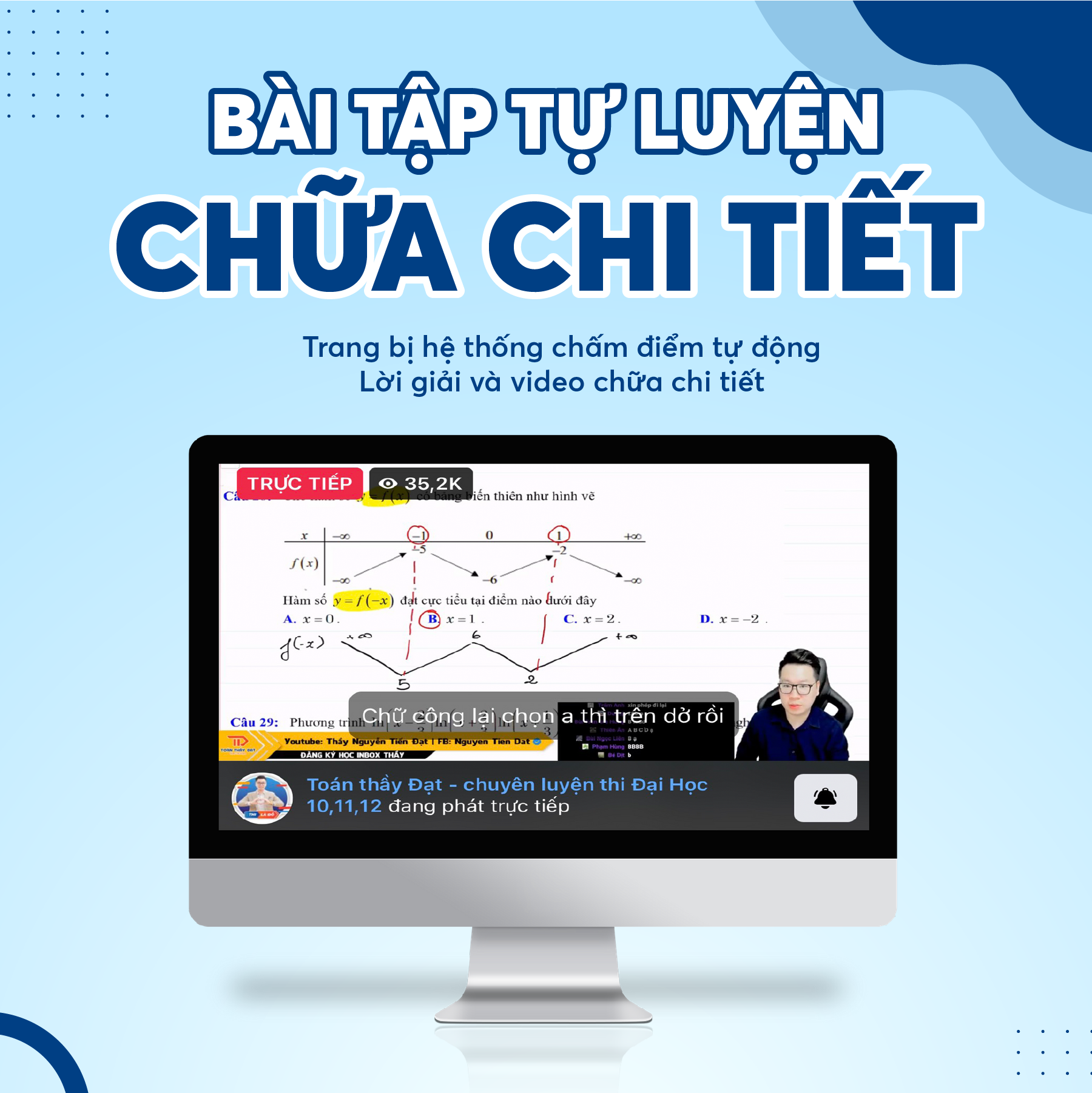 Mô tả 2K8: Sách Chinh Phục Từ A Đến Z Đạt Điểm Tối Đa Toán 11 Hình học biên soạn bởi thầy Nguyễn Tiến Đạt - 5