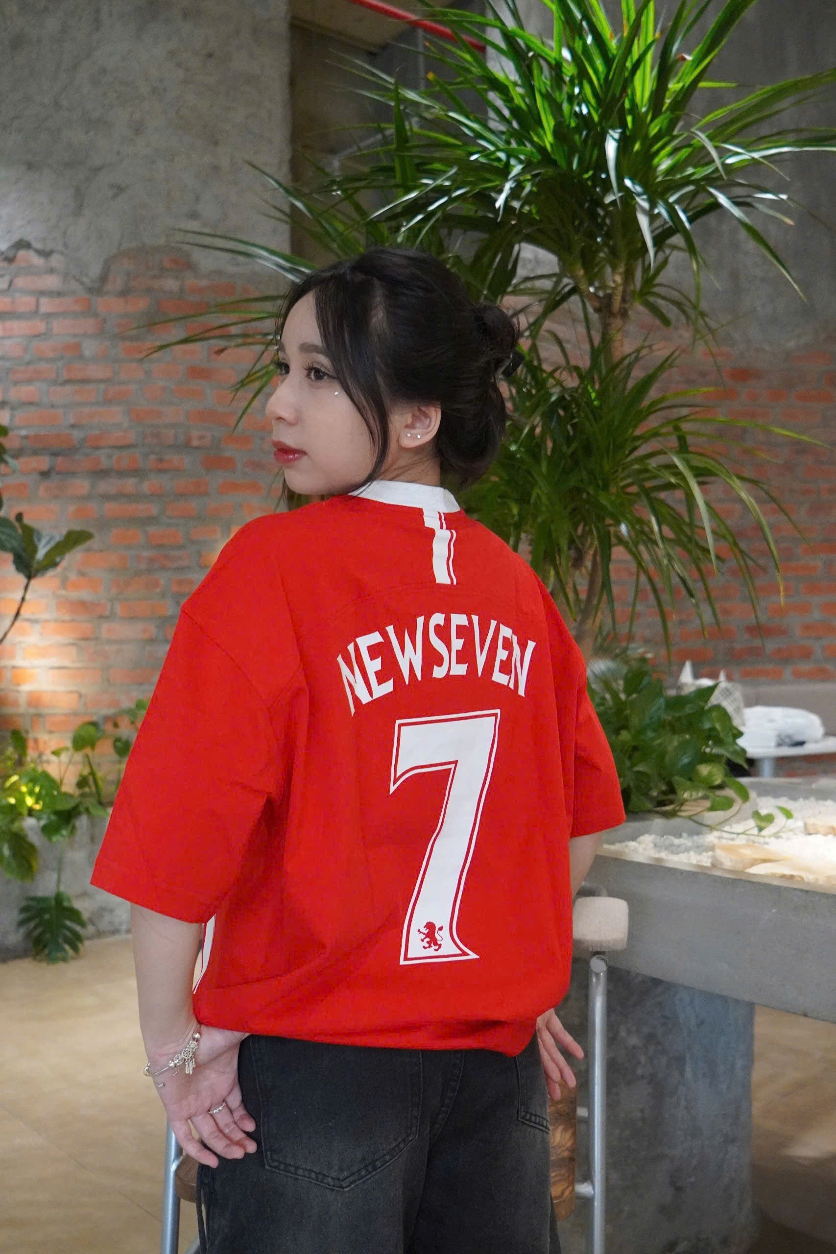 Mô tả Áo Thun Nam Nữ NEWSEVEN Line Football T-Shirt AT.367 - 3