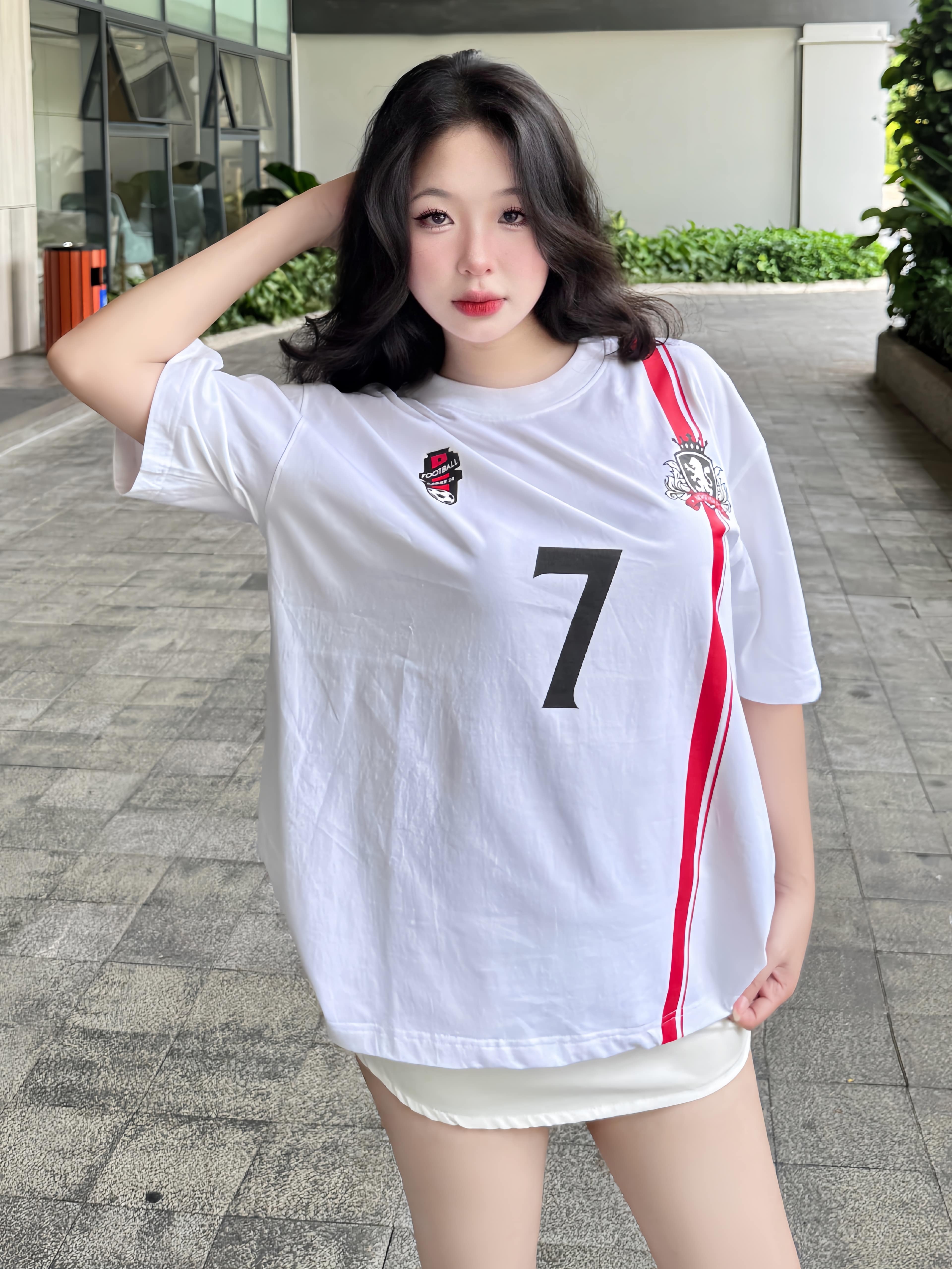 Mô tả Áo Thun Nam Nữ NEWSEVEN Line Football T-Shirt AT.367 - 4