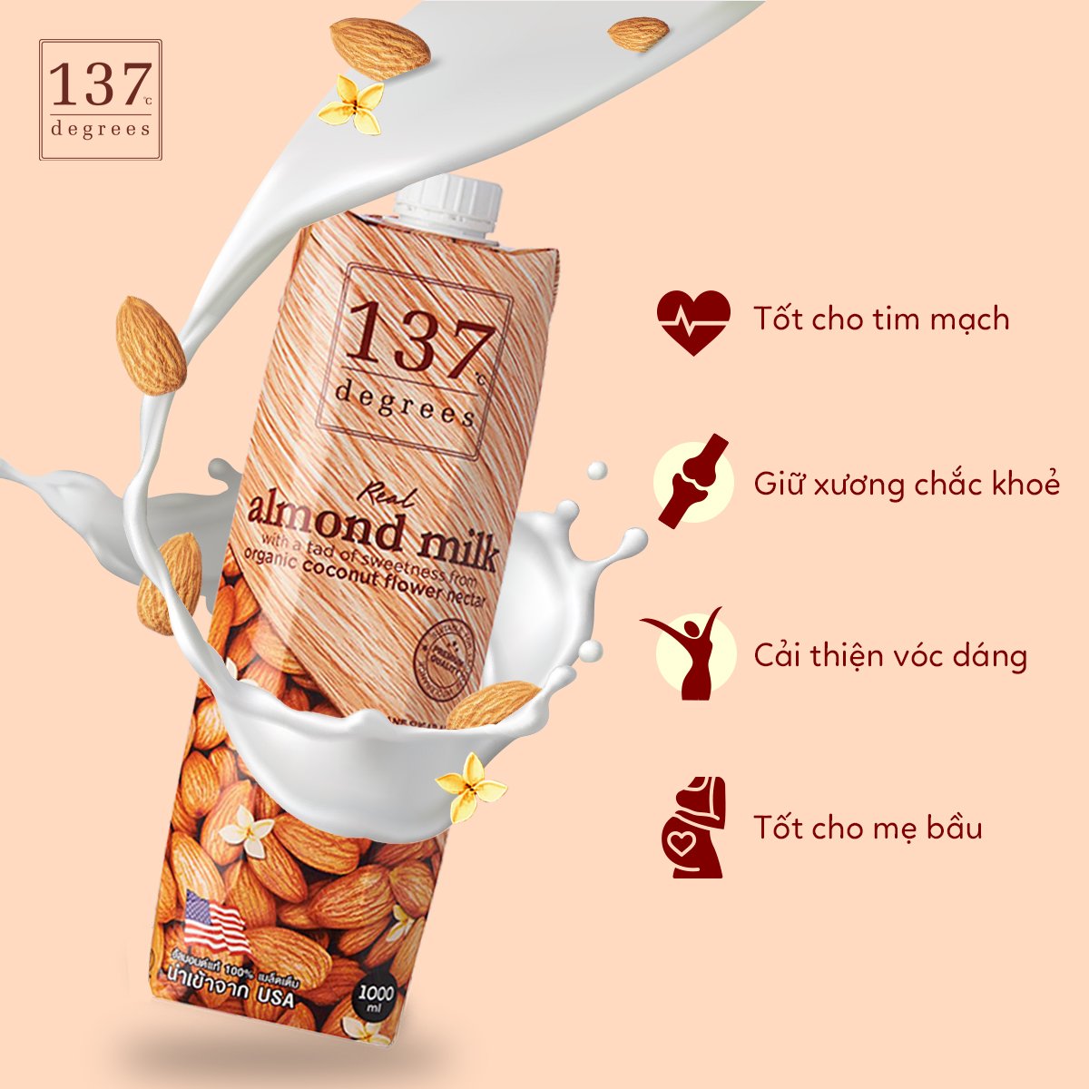 Mua Sữa Hạt Hạnh Nhân 137 Degrees