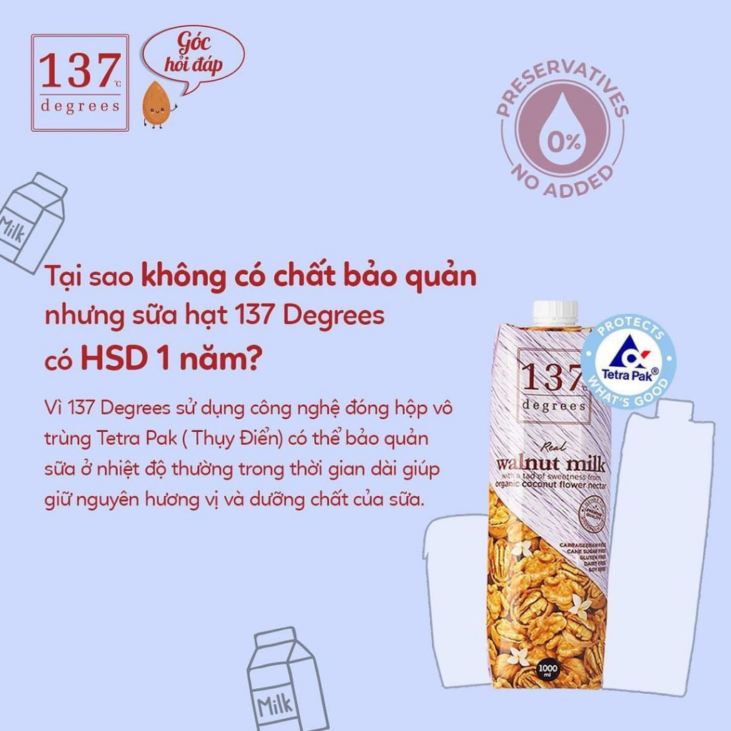 Đối tượng sử dụng sữa hạnh nhân 137 Degrees
