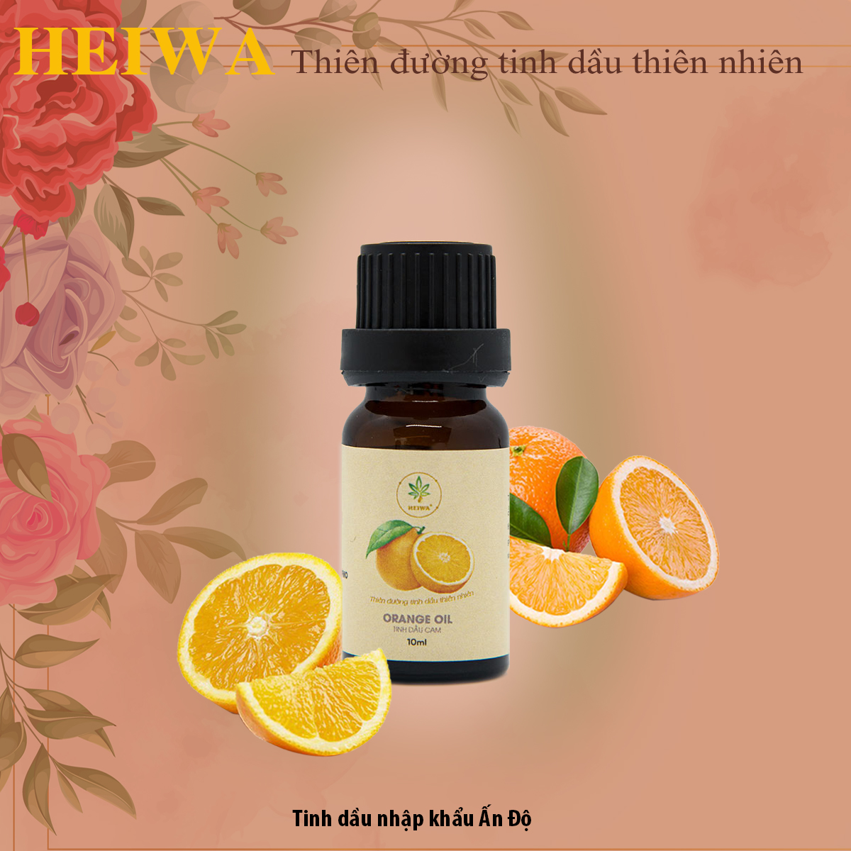 Mô tả Tinh dầu Cam ngọt HEIWA 50ML nhập khẩu Ấn Độ có giấy kiểm định . - 1