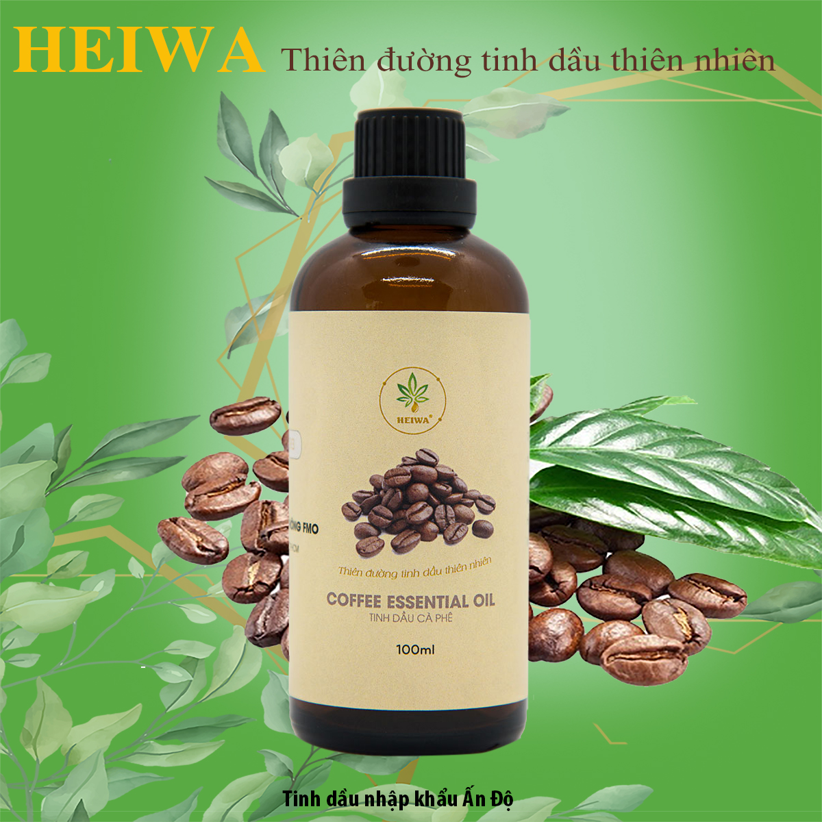 Mô tả Tinh dầu Cà Phê thương hiệu HEIWA nhập khẩu Ấn Độ dung tích 100ML - 3