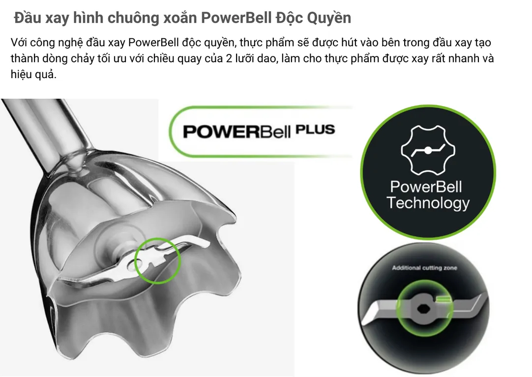 Mô tả Máy xay cầm tay thế hệ mới Braun MQ5200 MQ5235 1000W, số 1 thế giới, chống văng độc quyền, xay nhanh, hàng chính hãng - 8