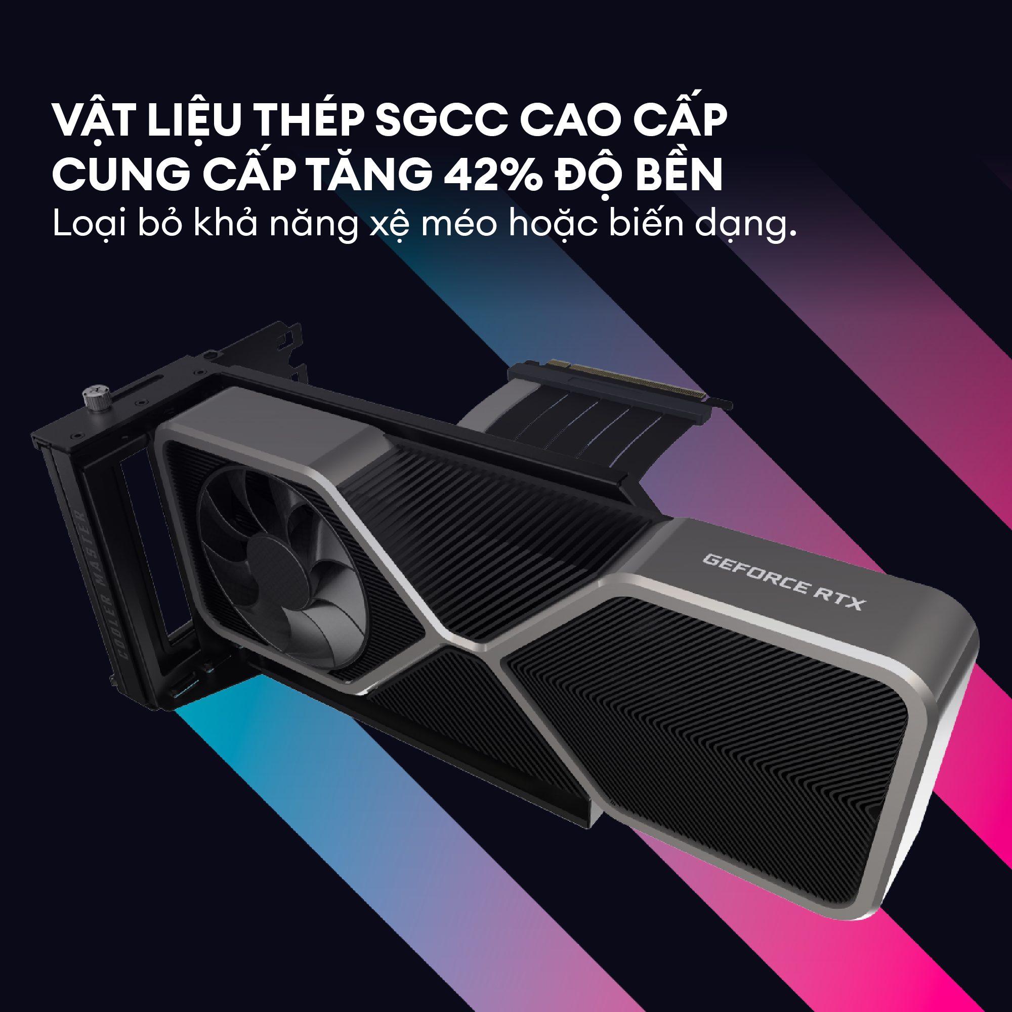 Bộ Dựng VGA Cooler Master Vertical GPU Holder Kit Ver 3 (PCI 4.0 165mm ...