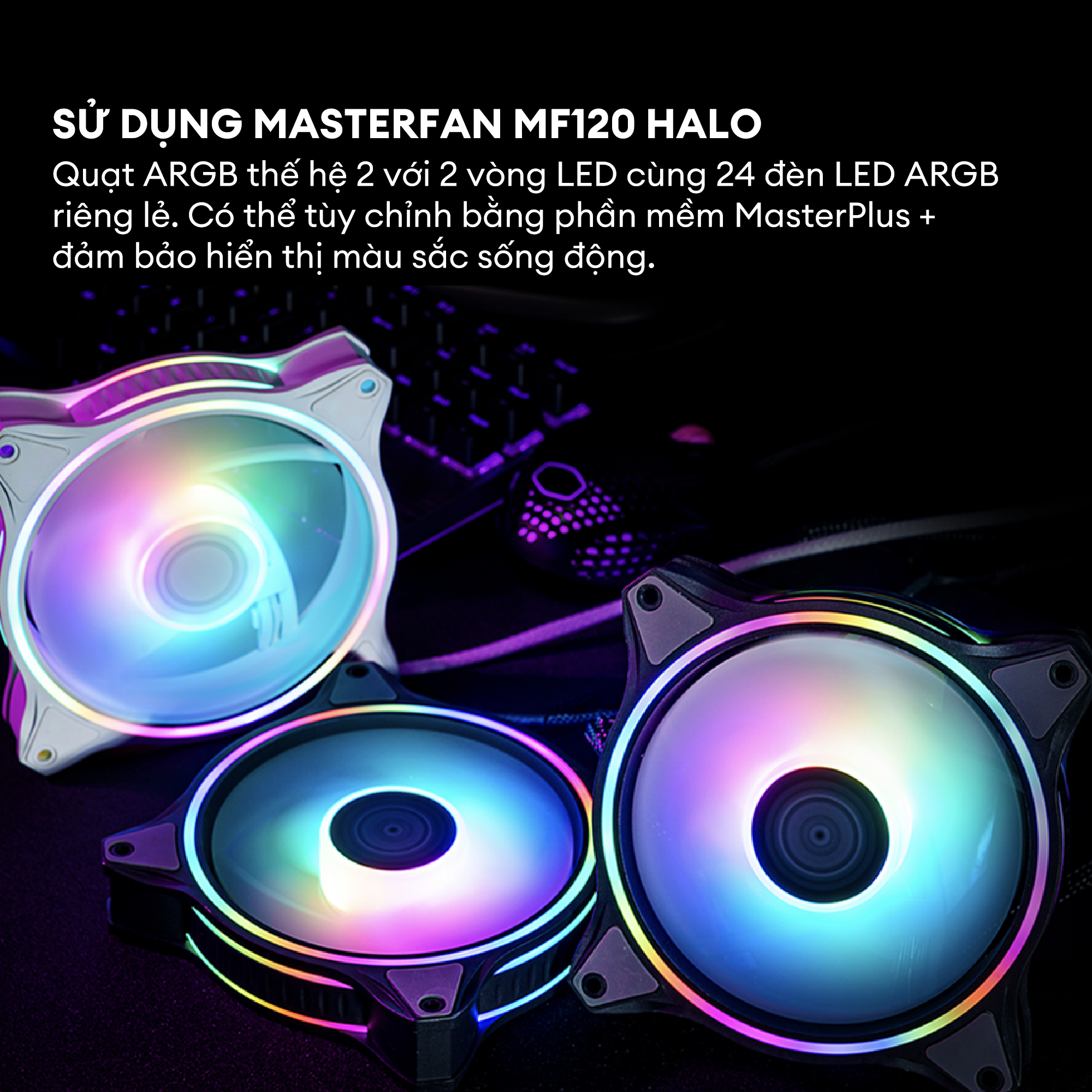 Tản Nhiệt Nước CPU Cooler Master MASTERLIQUID ML240 ILLUSION Kèm Theo 2 ...