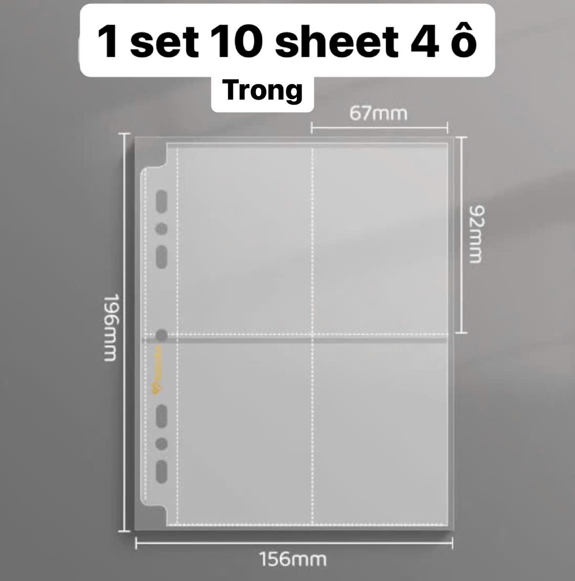 [WibuStation] Binder A4, A5 & Sheet Singba | Shopee Việt Nam