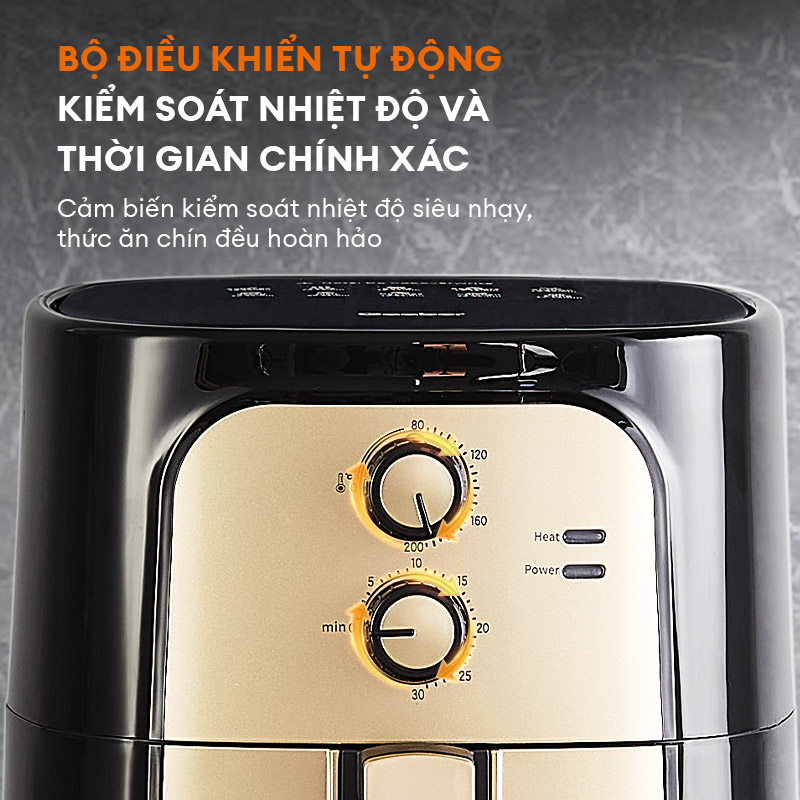 Nồi chiên không dầu Gaabor AF65M-BK01A