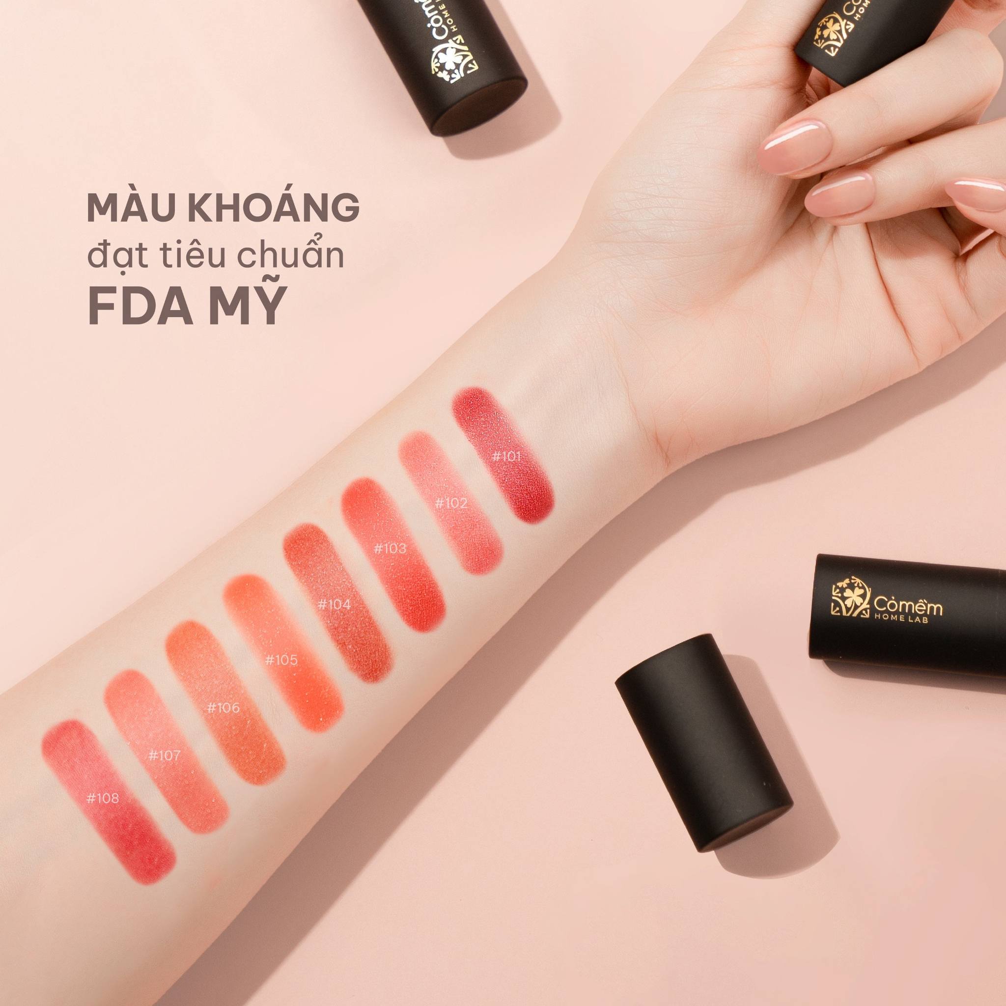 Mô tả Son Môi Lụa An Toàn Từ Thiên Nhiên Cỏ Mềm 4g - 10