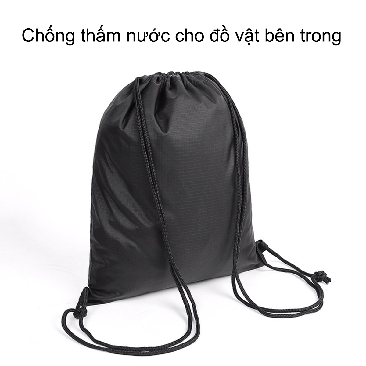 Mô tả Túi Rút Thể Thao Đựng Đồ, Giày Tiện Lợi Chống Nước Kích Thước 34*42cm - 3