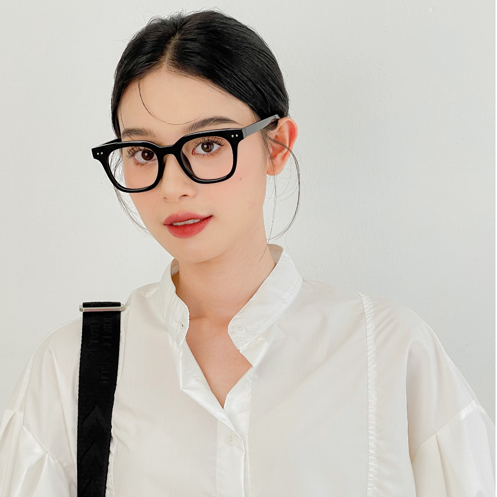 Mô tả Gọng kính cận thời trang nam nữ ANDU dáng vuông chữ V chống tia UV chất liệu nhựa TR cao cấp - 614 - 3