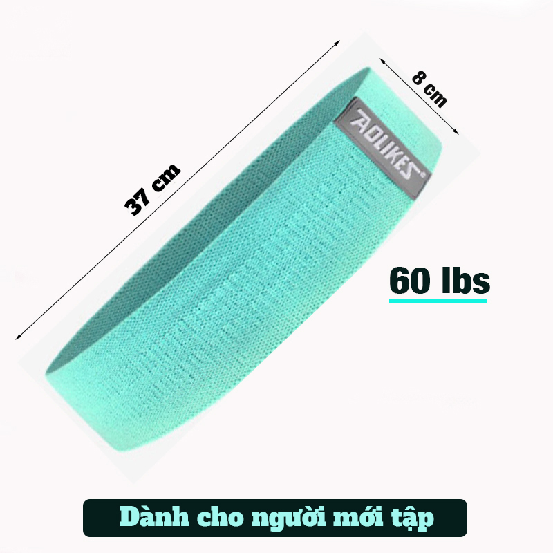 Mô tả Dây miniband vải Aolikes kháng lực tập gym chân mông tay đùi cao su - 2