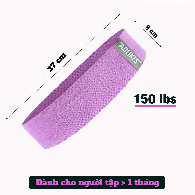 Mô tả Dây miniband vải Aolikes kháng lực tập gym chân mông tay đùi cao su - 4
