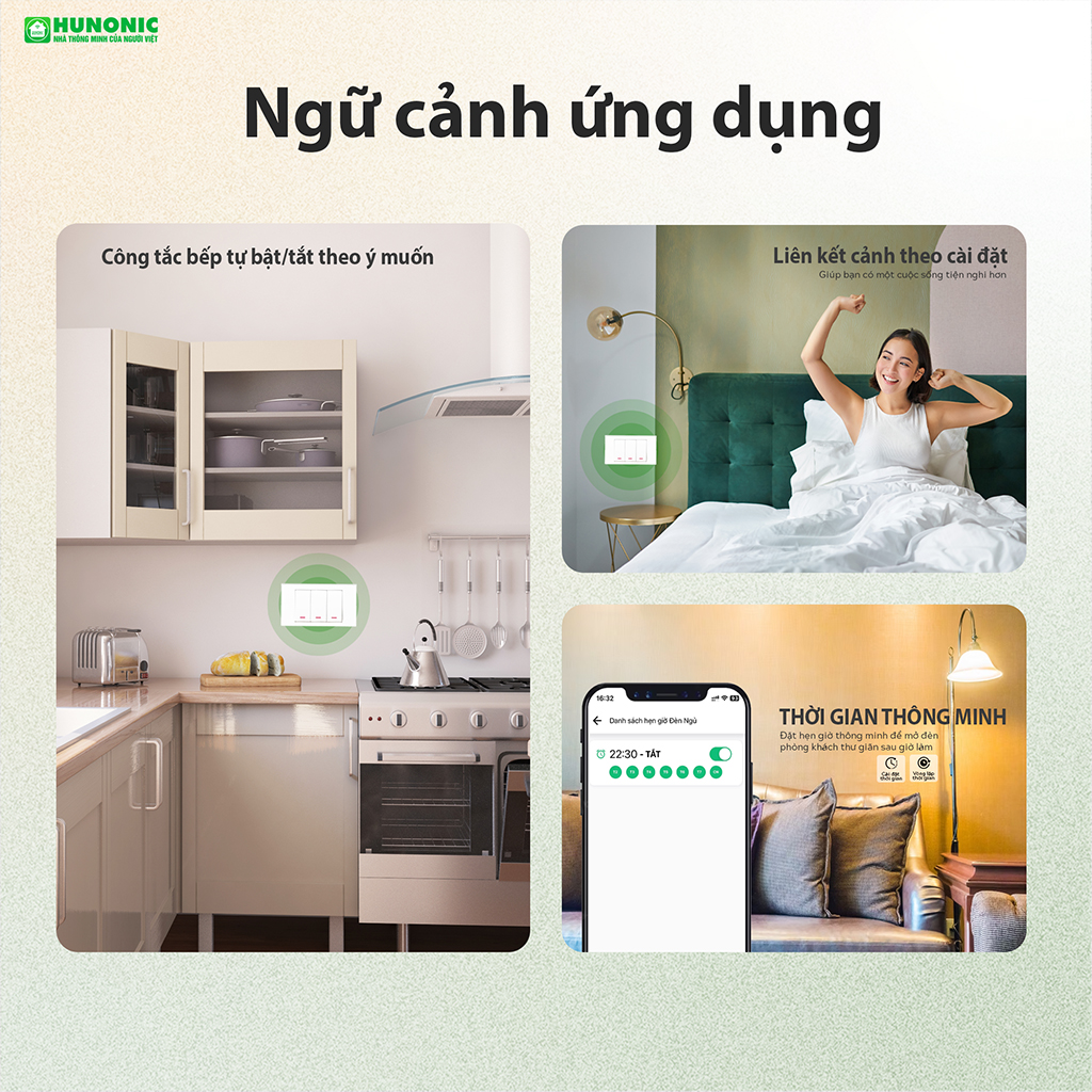 Công Tắc Thông Minh Wifi Hunonic Mini HNMN02 - Hình ảnh 8