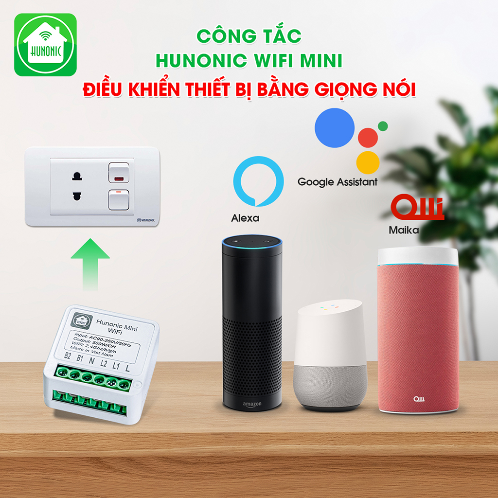 Công Tắc Thông Minh Wifi Hunonic Mini HNMN02 - Hình ảnh 10