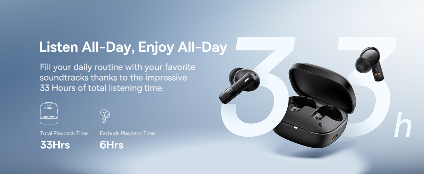 Mô tả Tai nghe Bluetooth True Wireless Baseus Bowie E20s bluetooth 5.3 chống nước IPX5 nghe nhạc 32h - 3