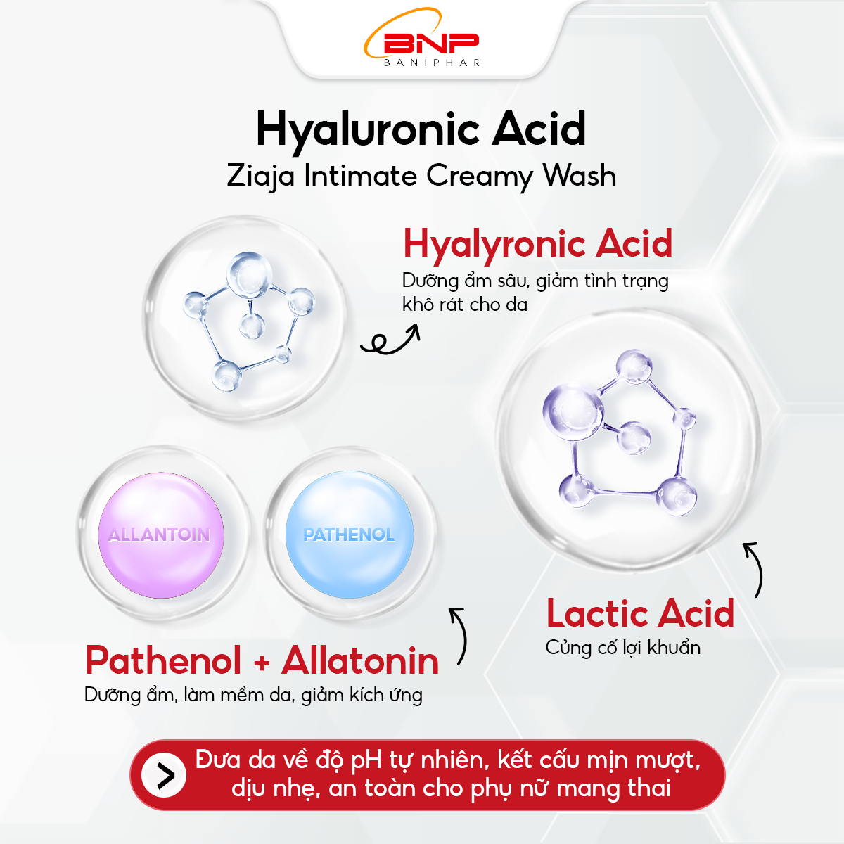 Mô tả Dung dịch vệ sinh phụ nữ Intimate Ziaja bổ sung Hyaluronic dưỡng ẩm dịu nhẹ, khử mùi hôi, ổn định độ pH 200ml - 3
