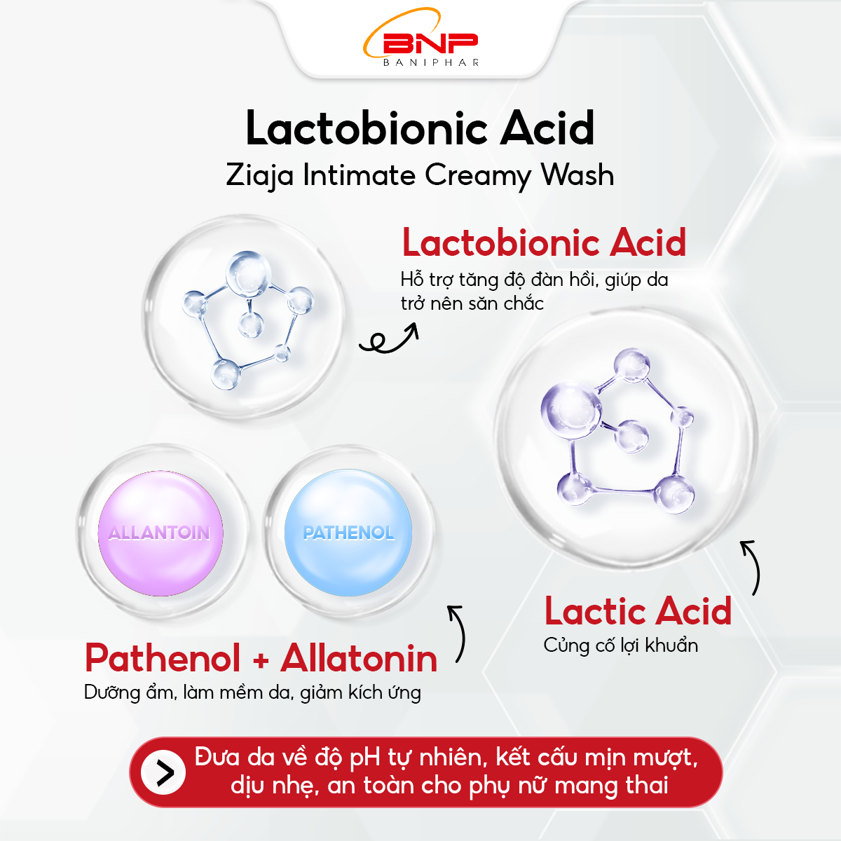 Mô tả Dung dịch vệ sinh phụ nữ Intimate Ziaja bổ sung Lactobionic Acid ngăn ngừa lão hóa, gia tăng độ đàn hồi 200ml - 3