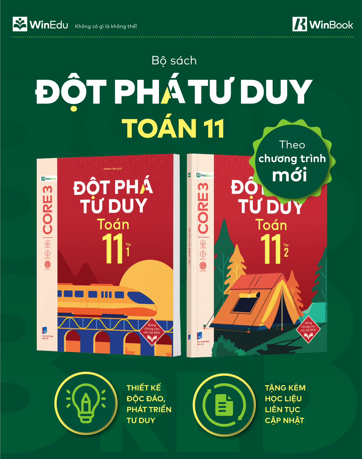 Mô tả Sách - Đột phá tư duy Toán 11 - Dùng chung cho các bộ SGK - 1