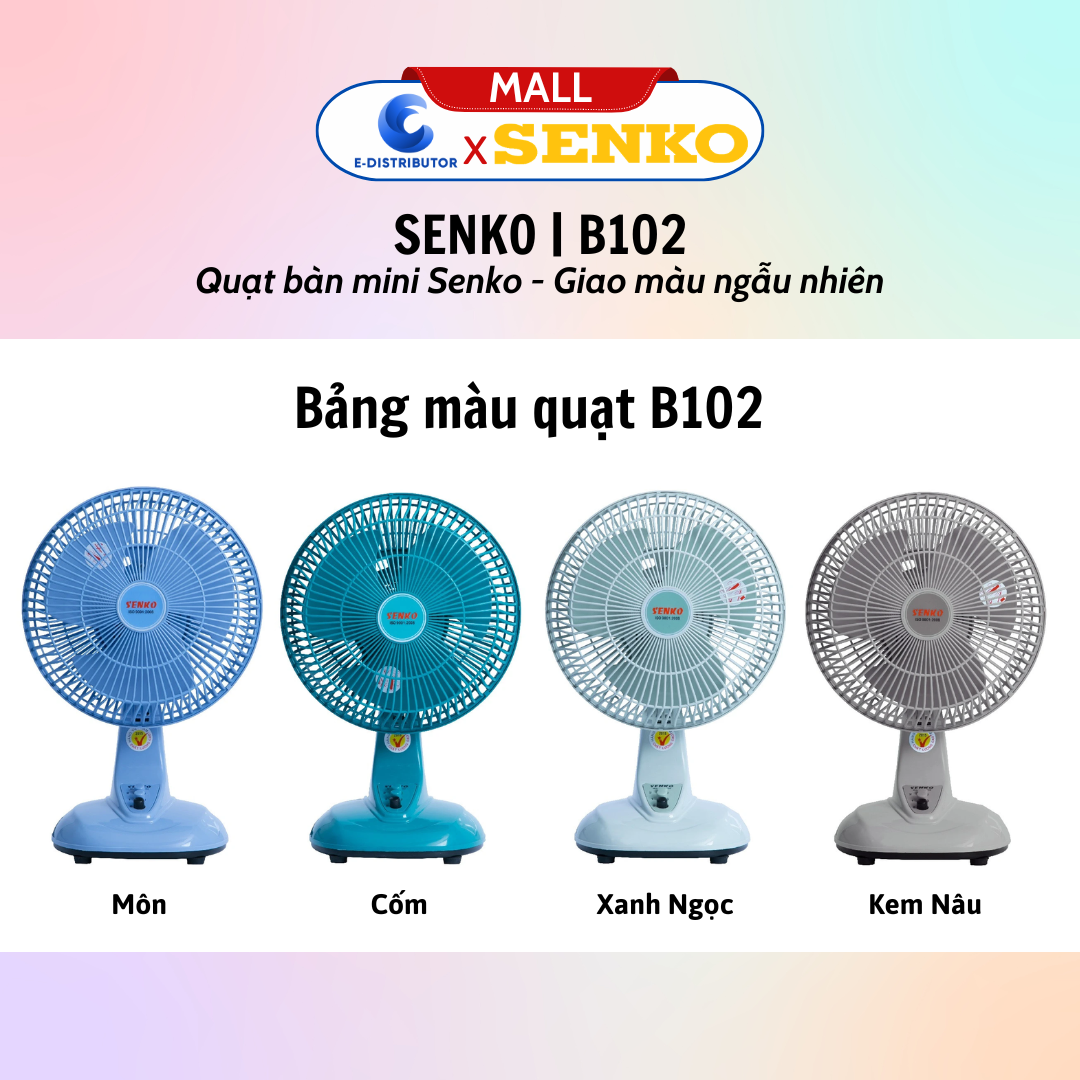 Mô tả Quạt bàn mini SENKO B102 - màu ngẫu nhiên - 2