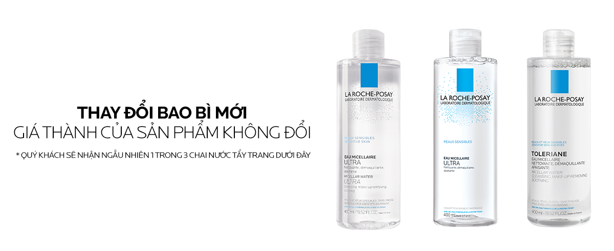 Mô tả Nước tẩy trang làm sạch sâu cho da nhạy cảm La Roche-Posay Micellar Water Sensitive Skin 400ml - 1