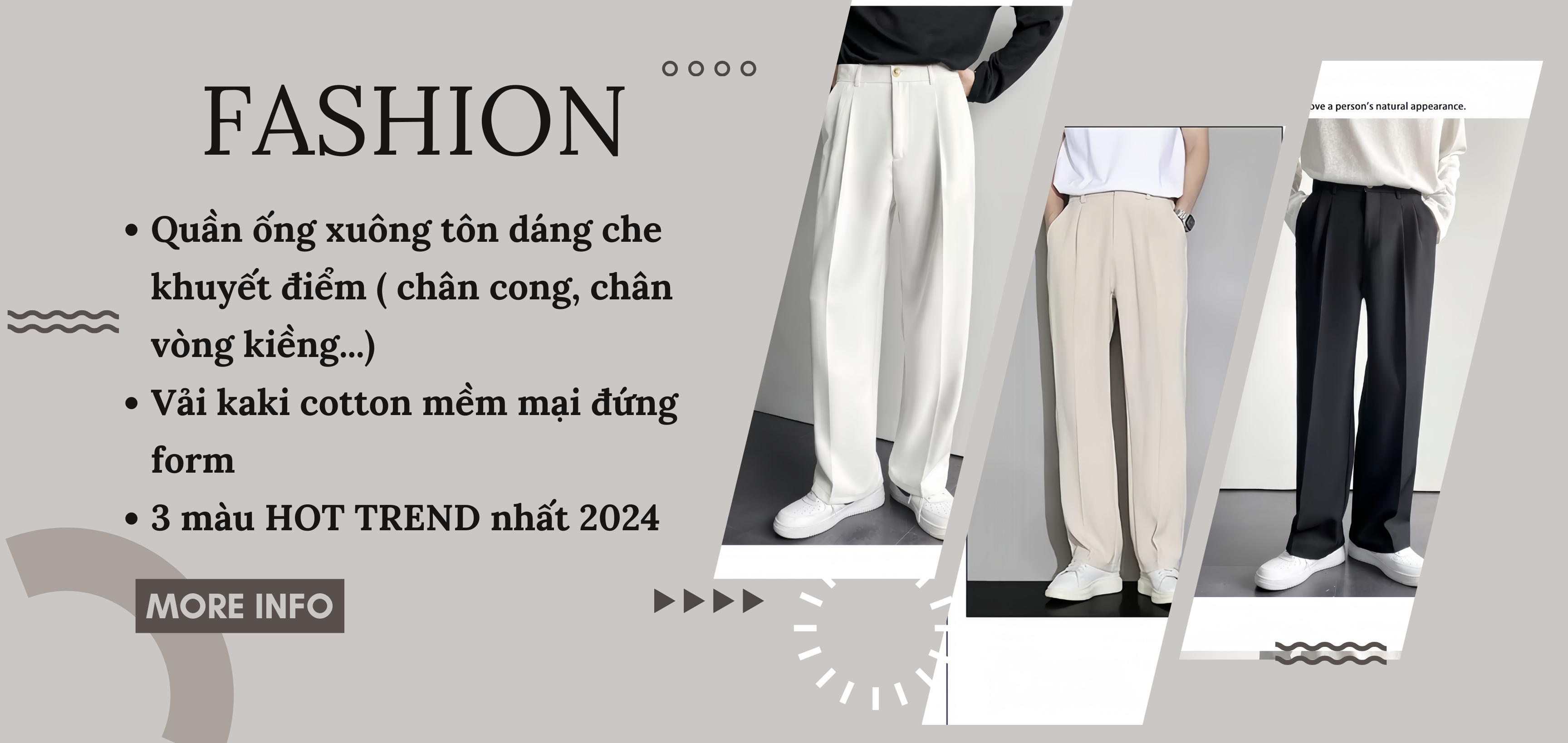 Quần Tây Nam Cao Cấp ống rộng ORICANO, Quần Âu Nam vải dày dặn co giãn đem lại cảm giác thoải mái khi mặc QA01