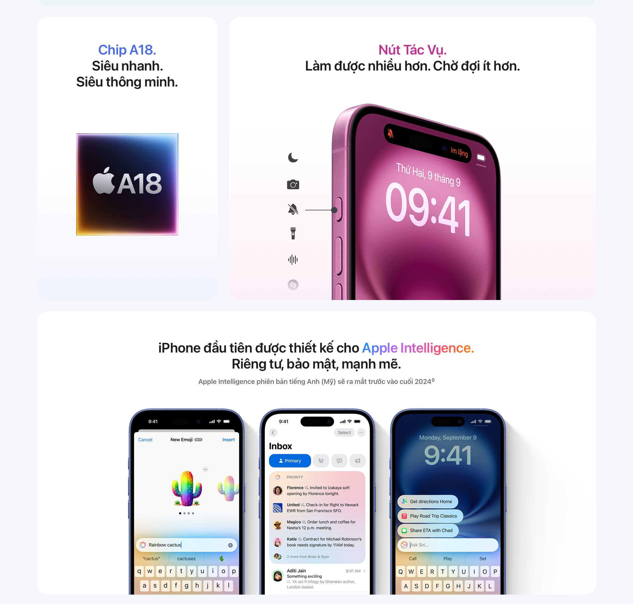 Mô tả Điện thoại Apple iPhone 16 128GB - 4