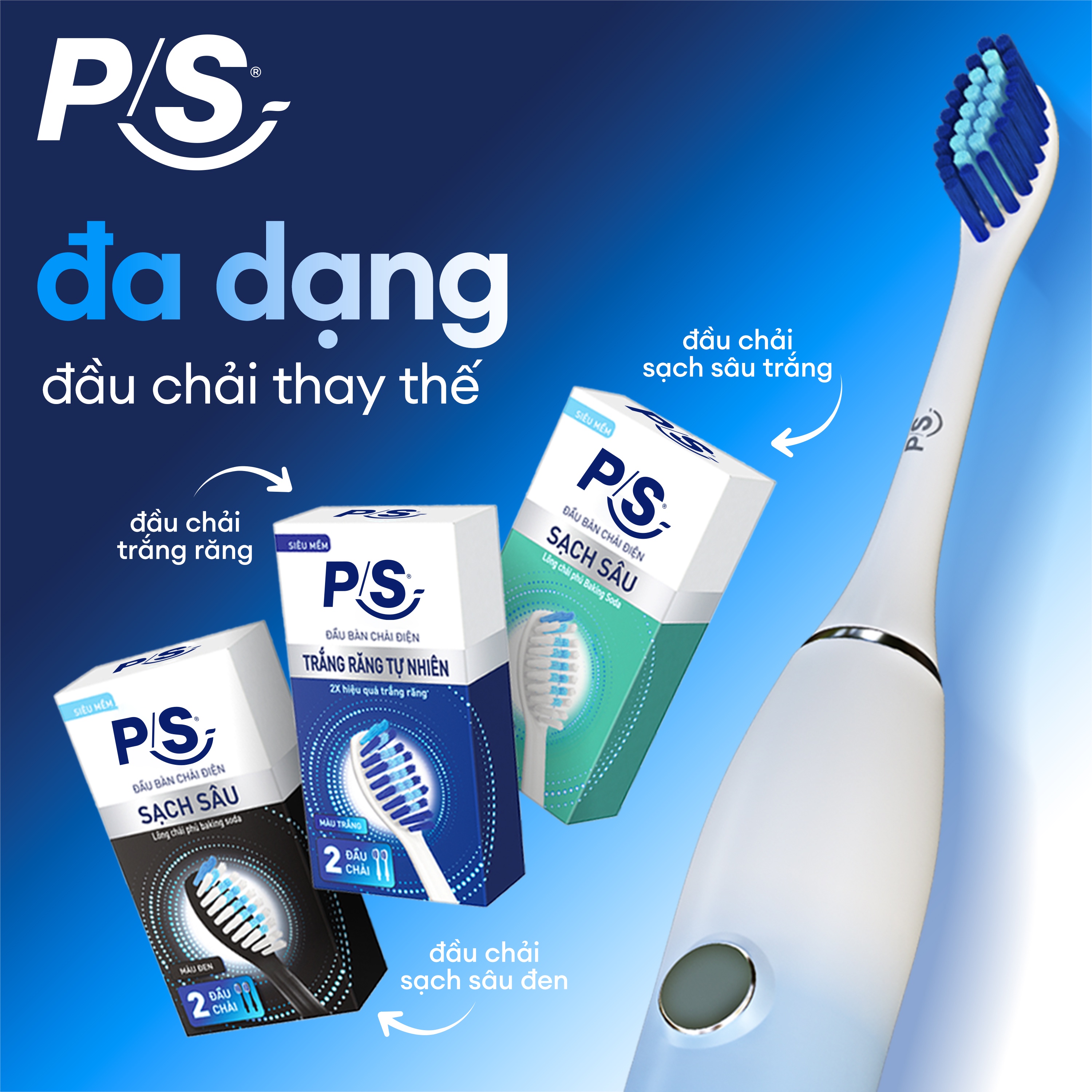 Mô tả Bộ 2 đầu bàn chải điện P/S (Thay đầu bàn chải mỗi 3 tháng) - 6