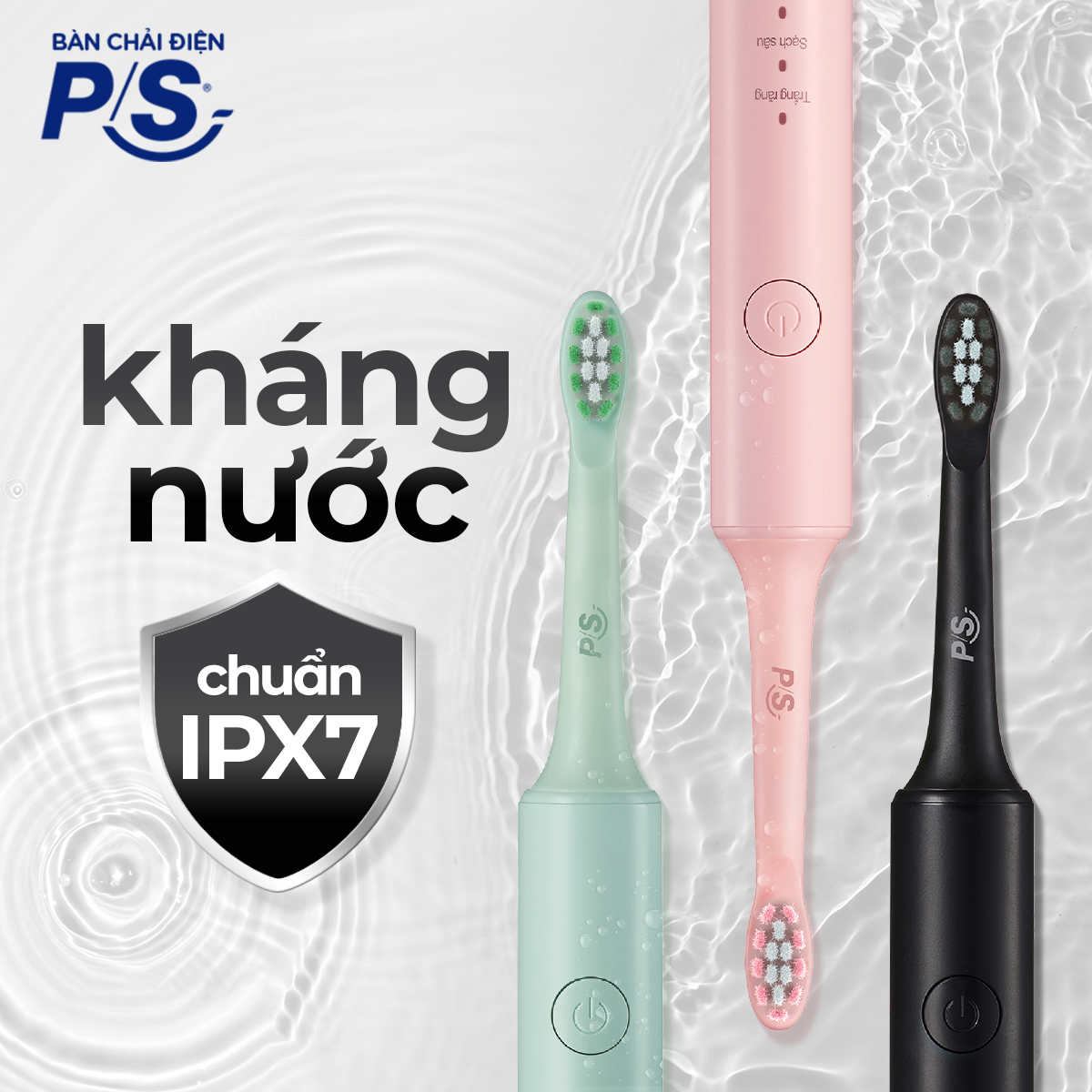 Mô tả Bộ bàn Chải Điện P/S Sonic Expert Chuyên Gia Sóng Âm - Công Nghệ Sóng Âm, Chải Sạch Mảng Bám Tới 8X - 6