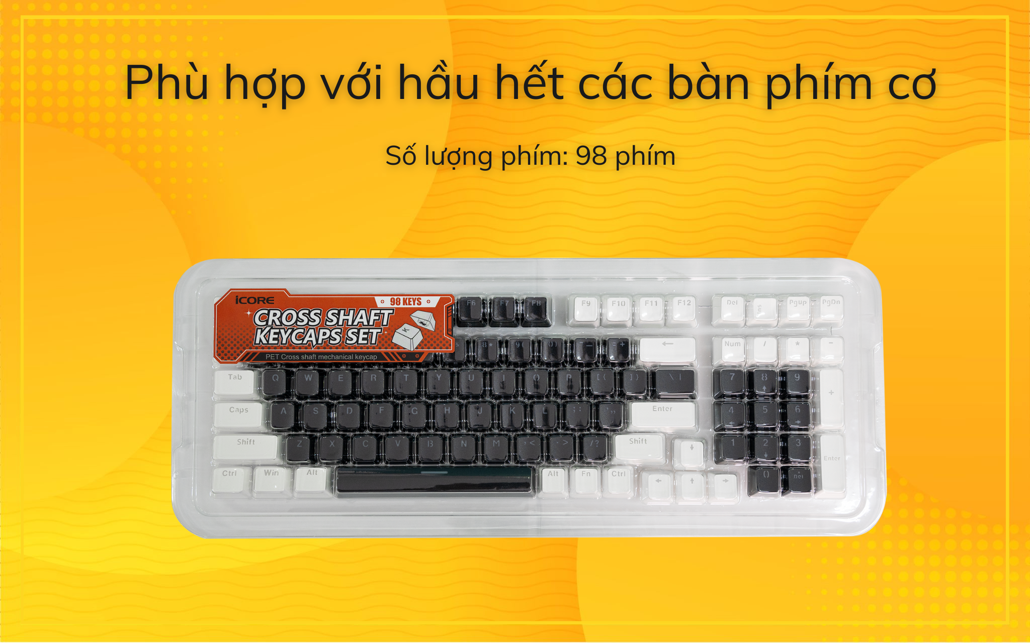Mô tả Keycap dùng cho bàn phím cơ iCore - Chính Hãng Store - 1