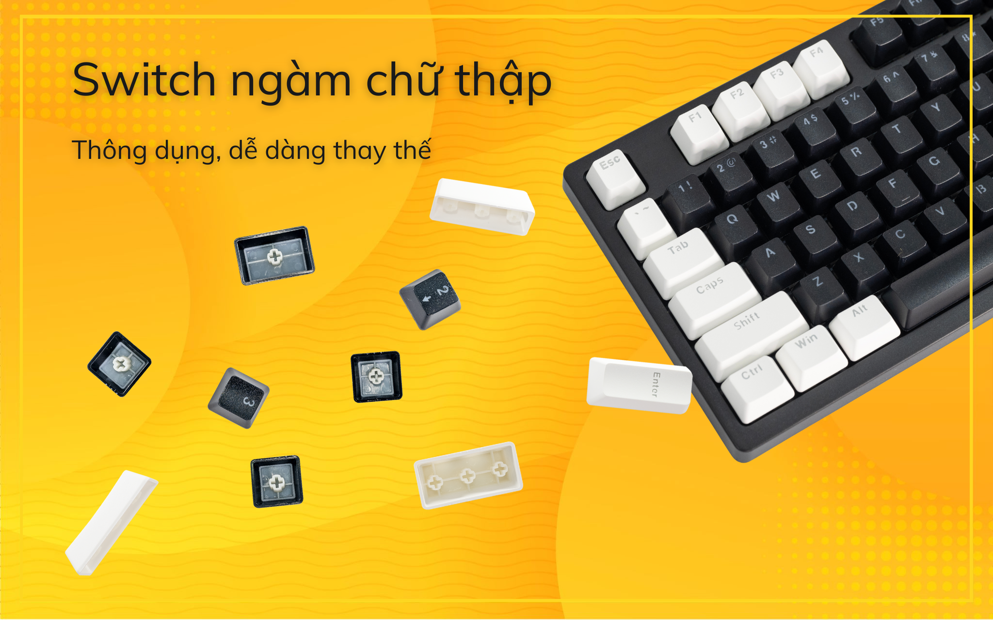 Mô tả Keycap dùng cho bàn phím cơ iCore - Chính Hãng Store - 3