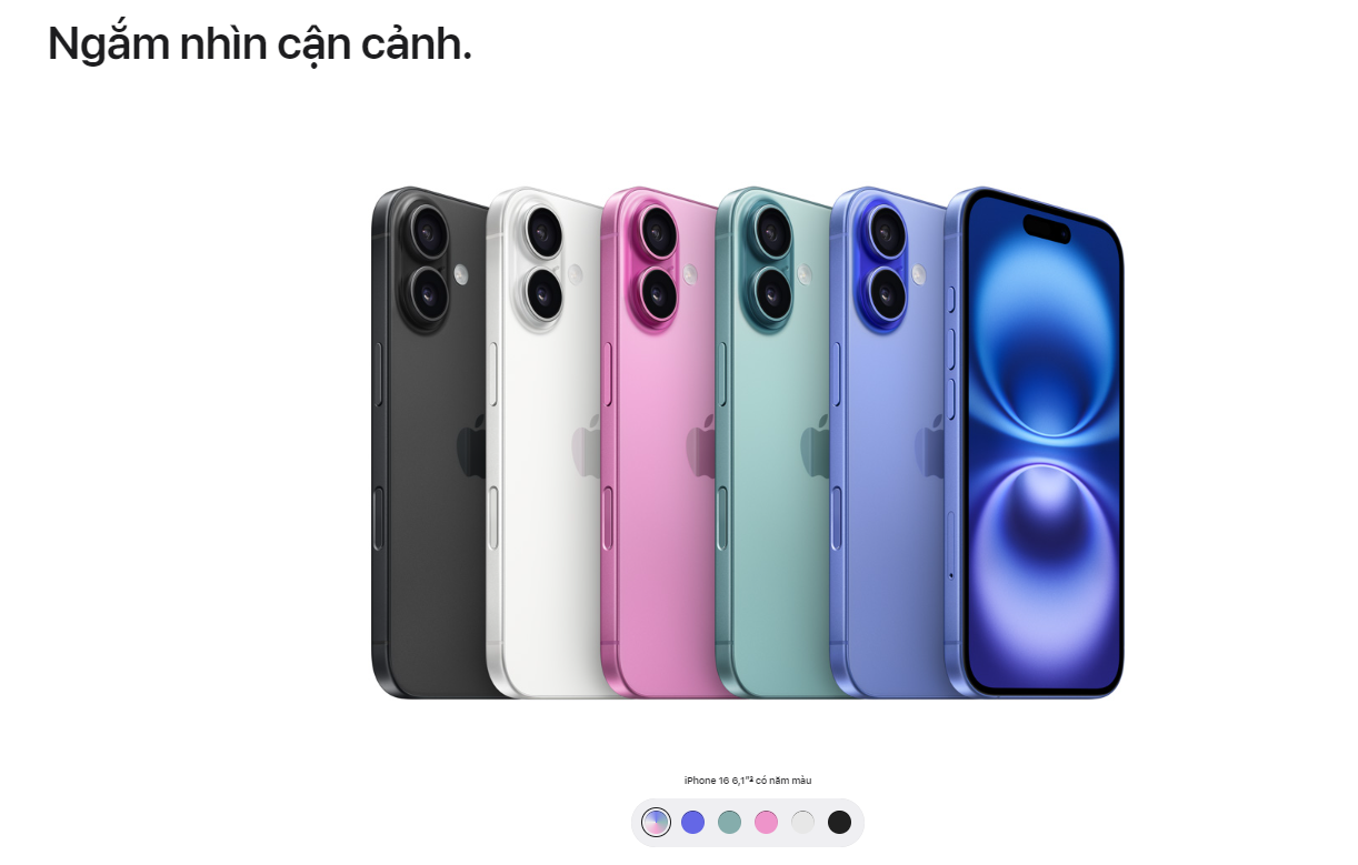 Mô tả Điện thoại iPhone 16 256GB - Hàng chính hãng - 2