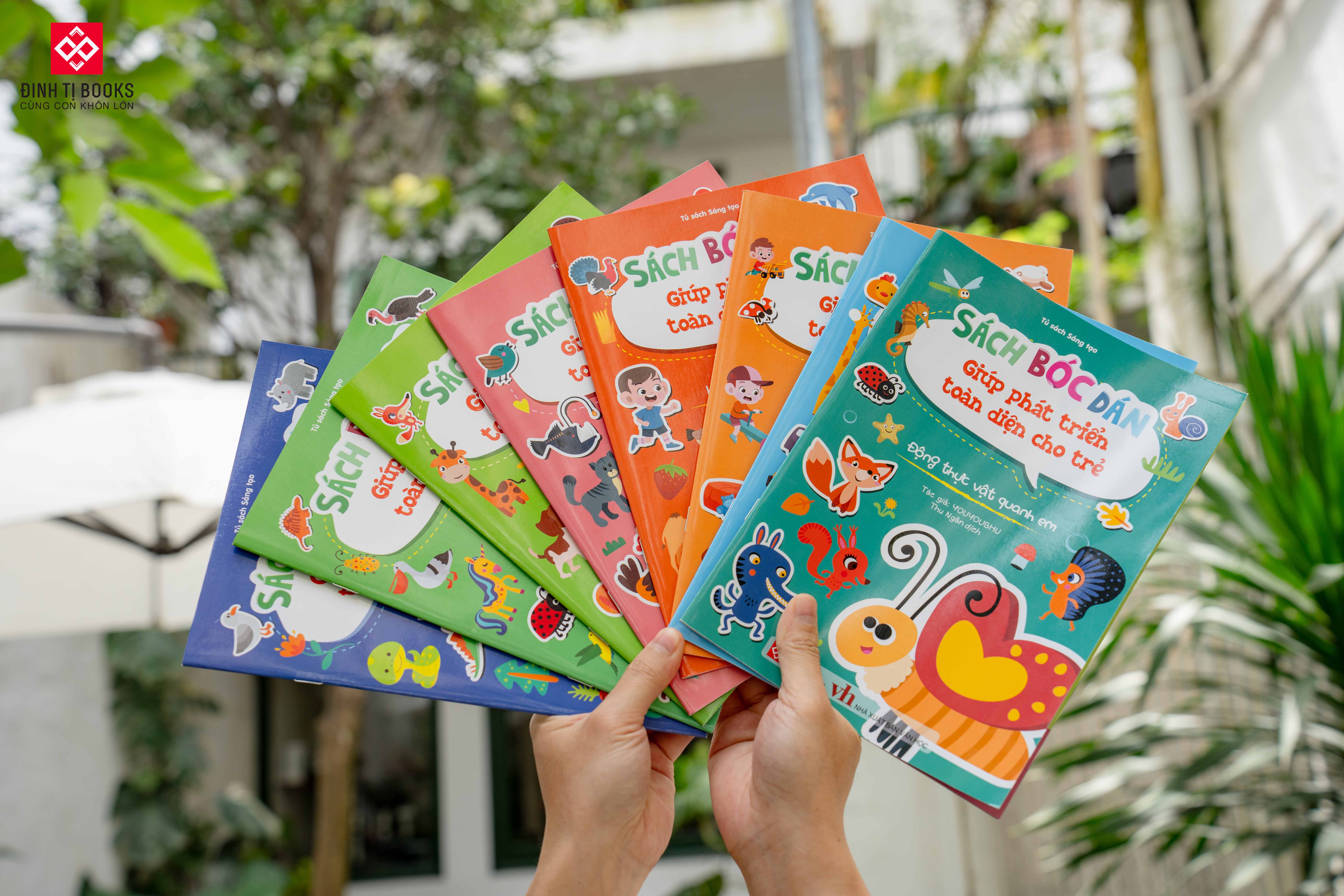 Mô tả Sách bóc dán giúp phát triển toàn diện cho trẻ - Đinh Tị Books - 2