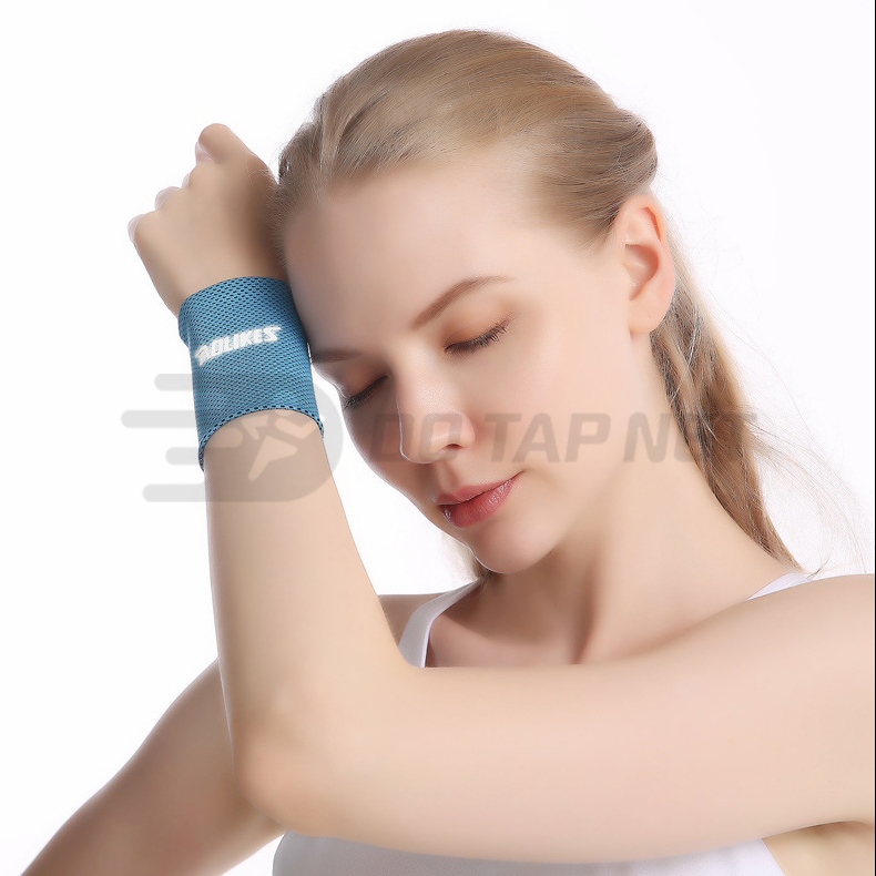 Mô tả Băng Cổ Tay Thấm Mồ Hôi Aolikes Nhanh Khô, Thoáng Khí Chạy Bộ Chơi Thể Thao - 1