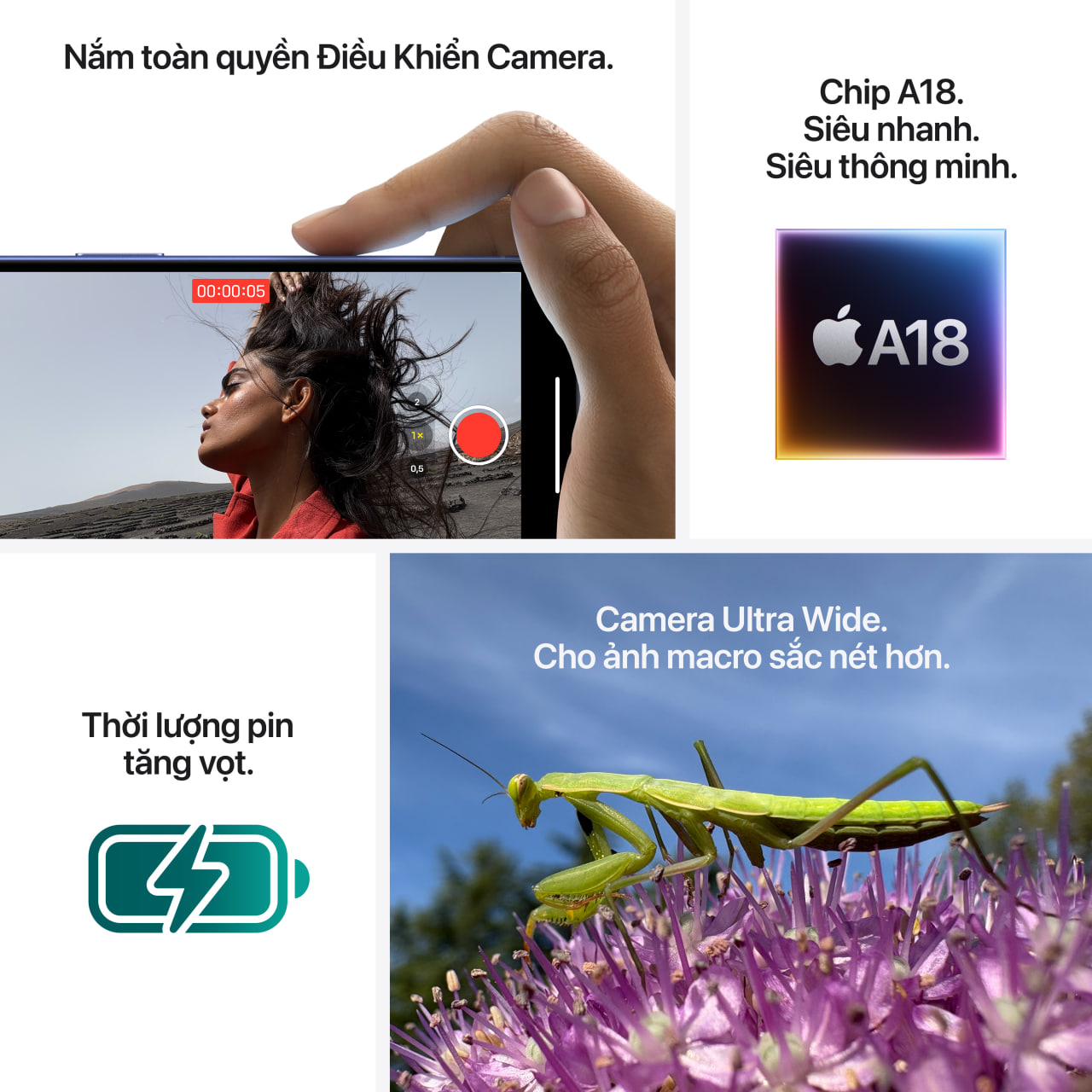 Mô tả Điện thoại iPhone 16 Plus 128GB - Chính hãng VN/A - 2