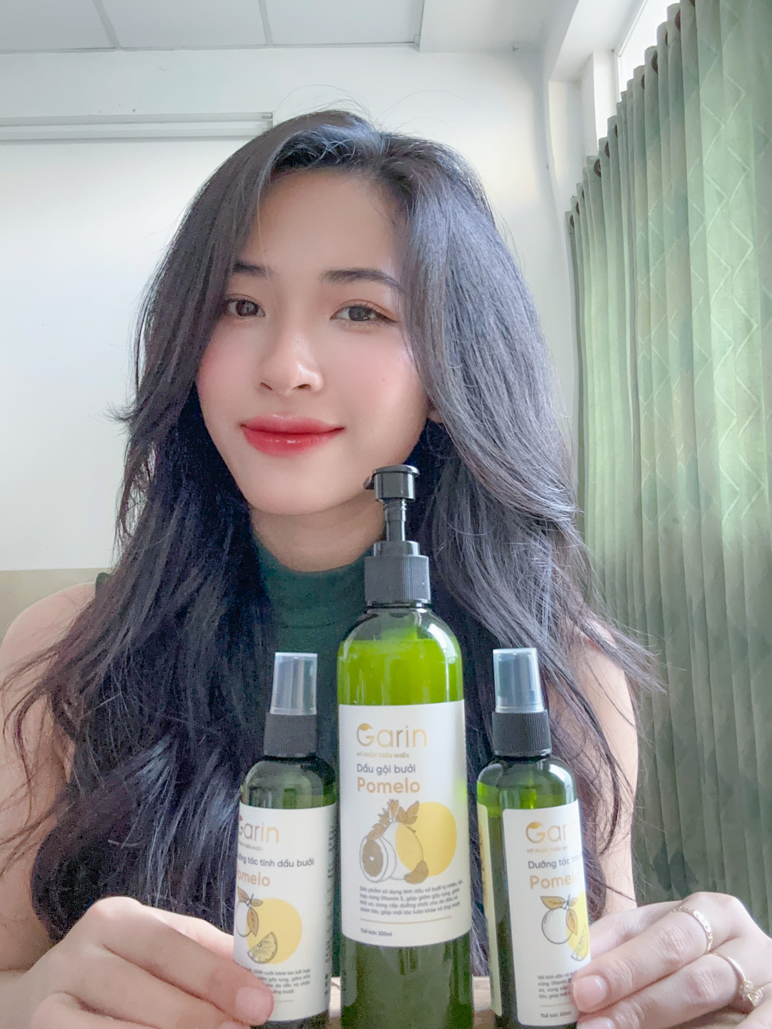 Bộ sản phẩm Dầu Gội và Xịt Tinh Dầu Bưởi Garin