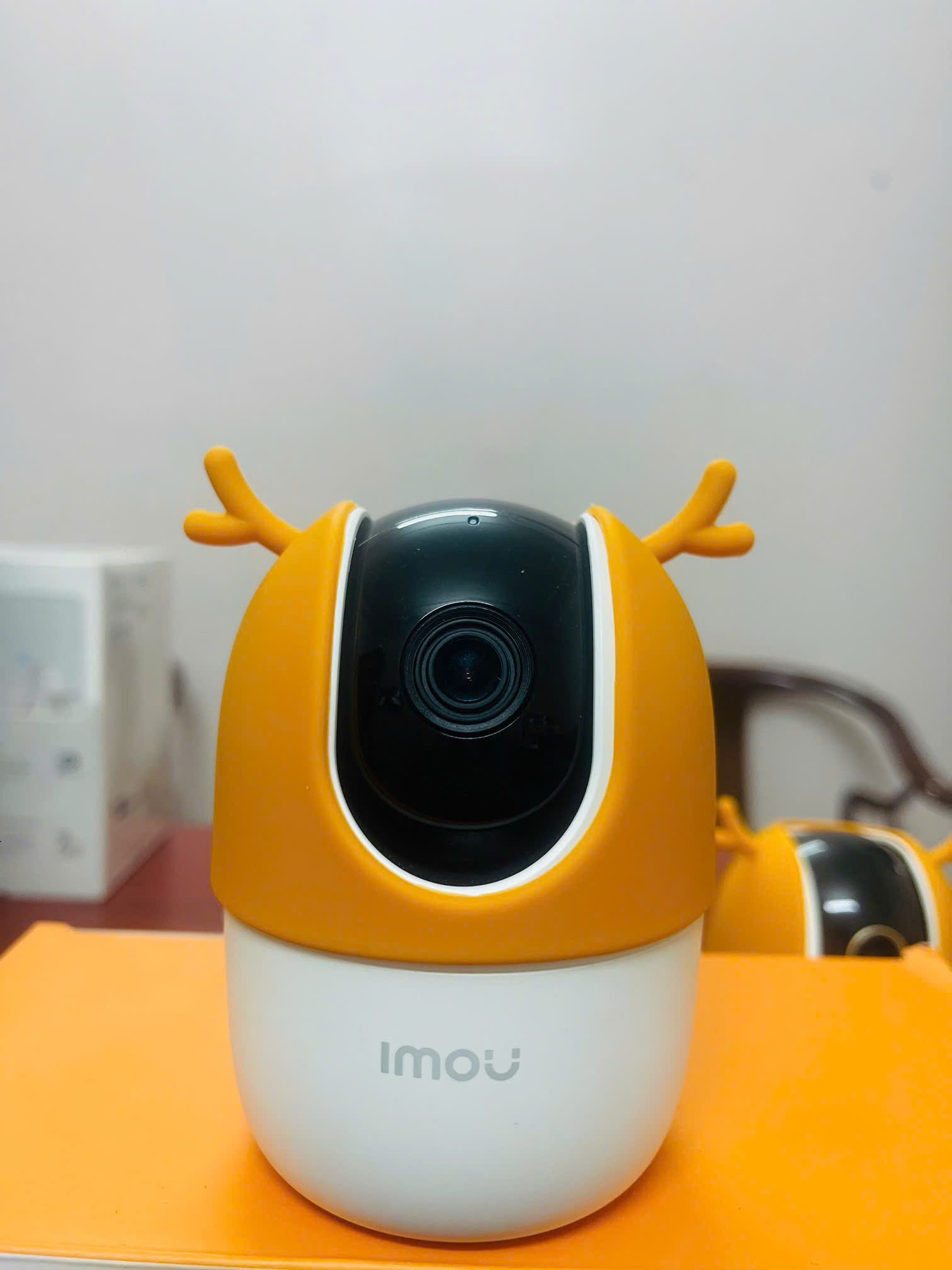 Vỏ bao silicon màu cam cho Camera Imou Ranger 2 A32EP 3MP 2K, A52P 5MP ...