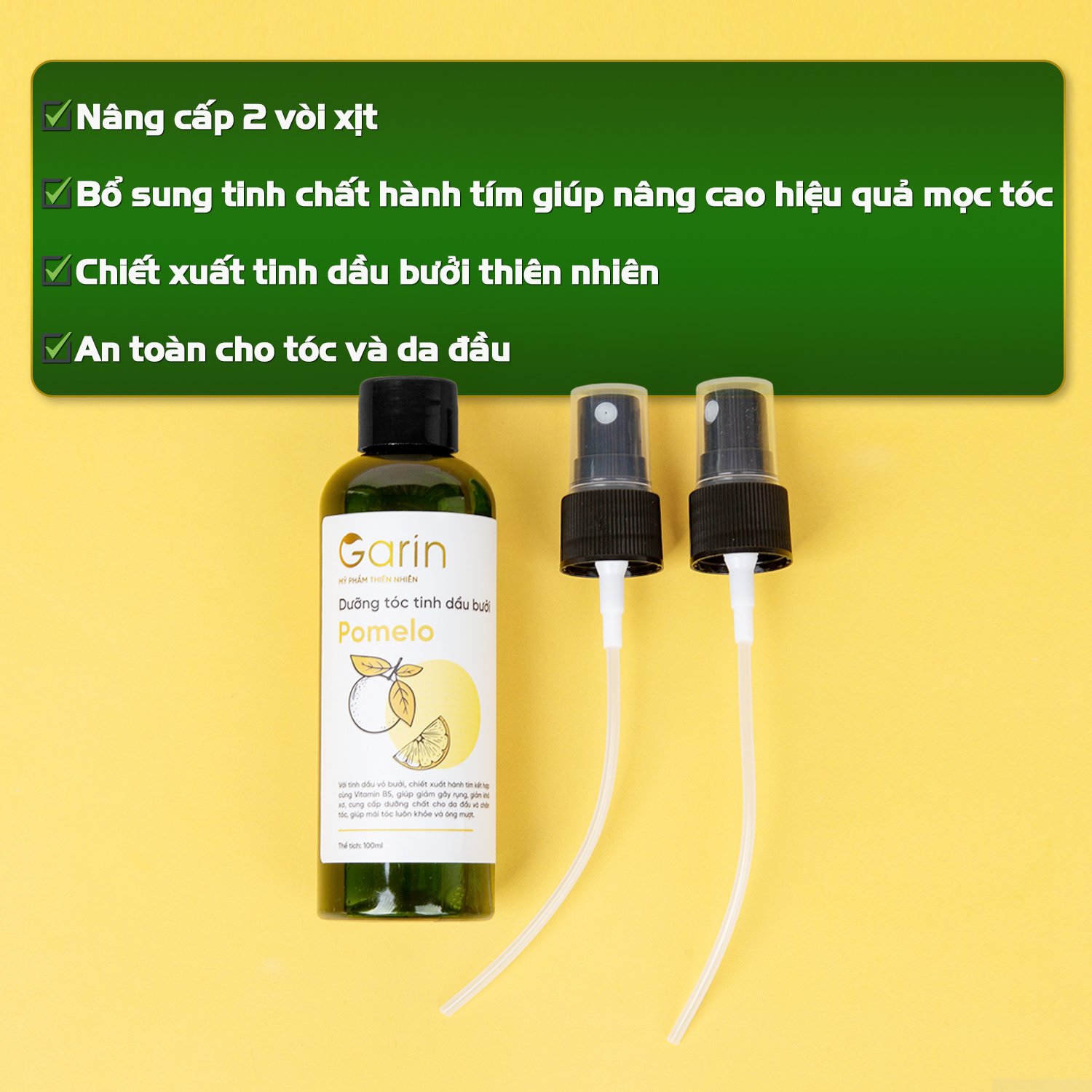 Tinh dầu bưởi Garin - Phản hồi khách hàng