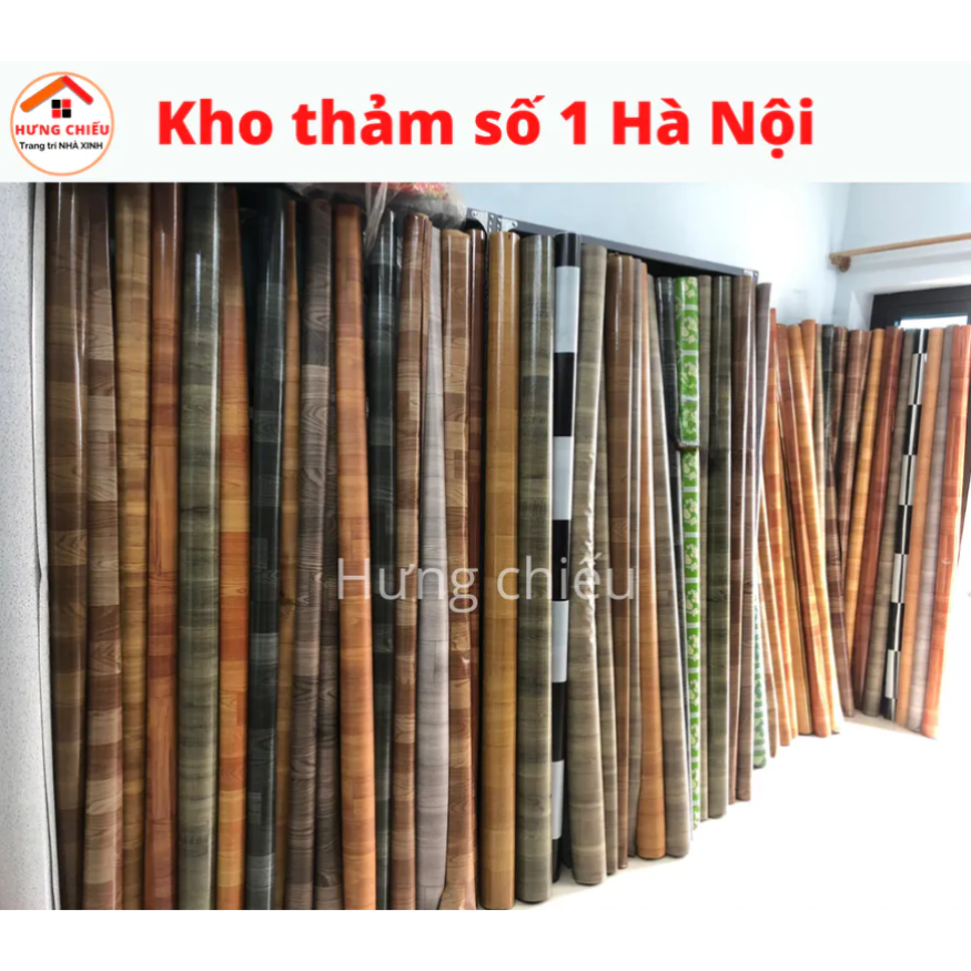 Thảm trải lót sàn simili vân gỗ, miếng simili dán sàn giả gỗ nền nhựa ...