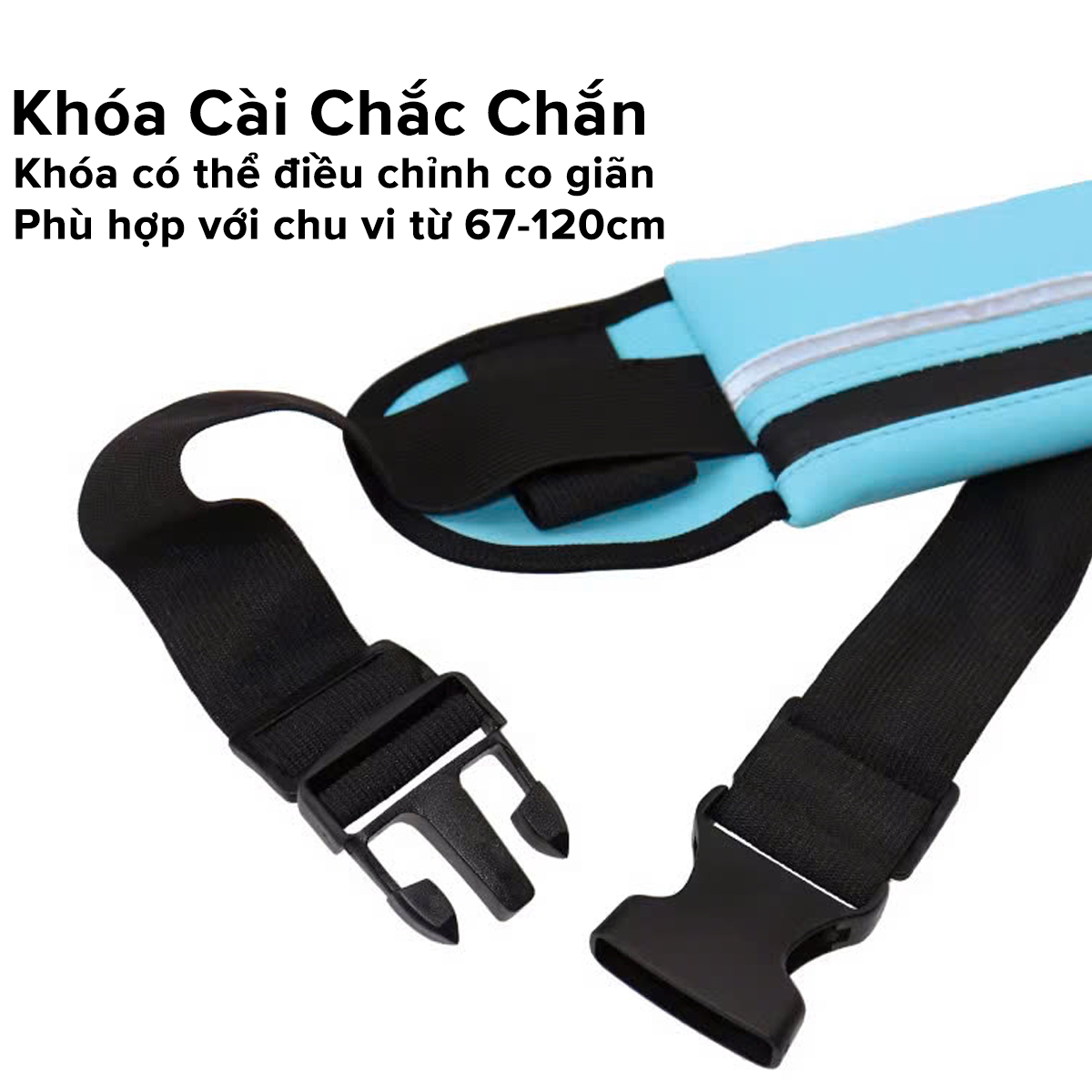 Mô tả Túi Đeo Bụng Chạy Bộ - Đai Đeo Điện Thoại Tập Gym Tập Thể Thao Đá Bóng Nam Nữ Chính Hãng Amalife – CB1 - 7